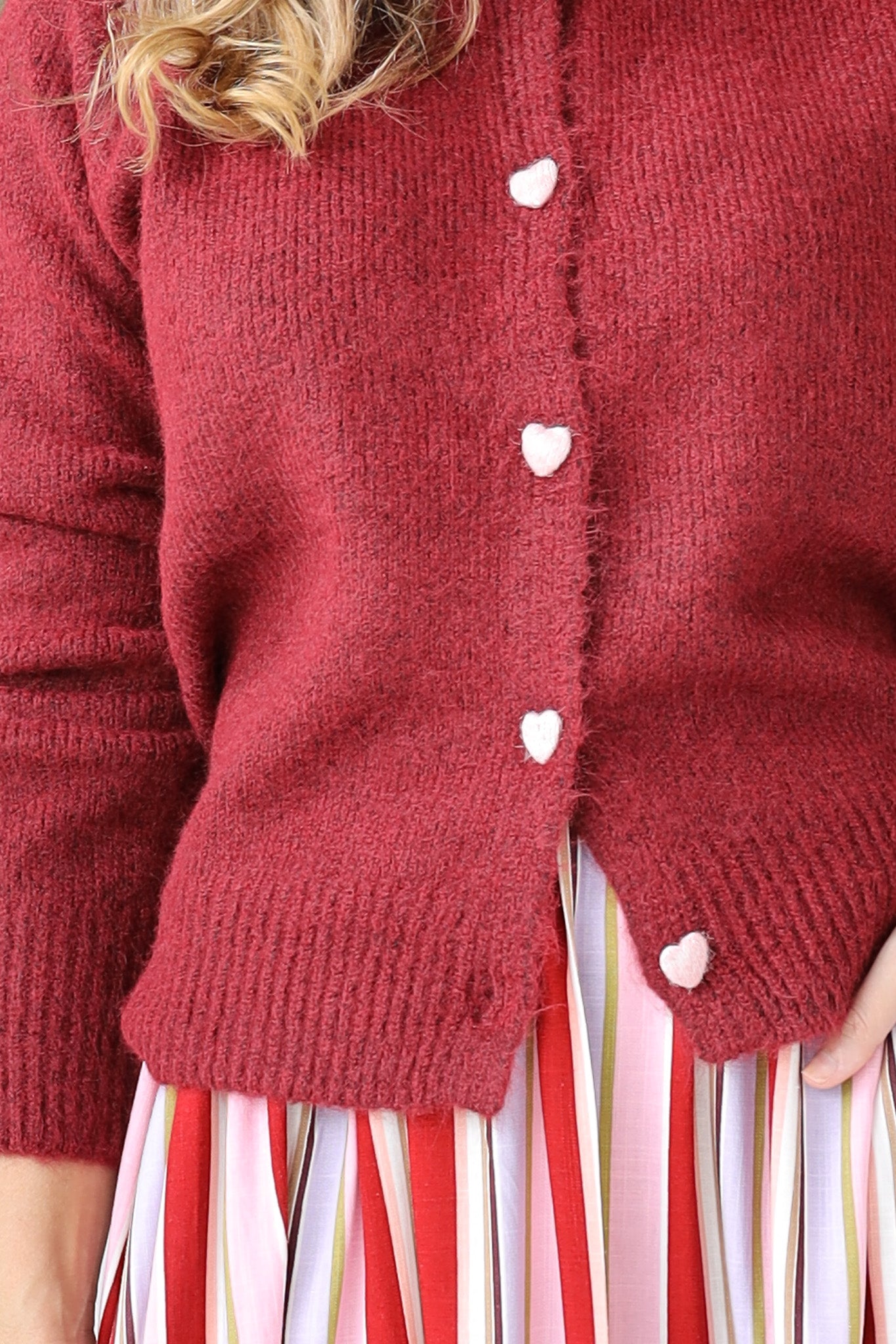 LOVE AND HUGS KNIT CARDIGAN
