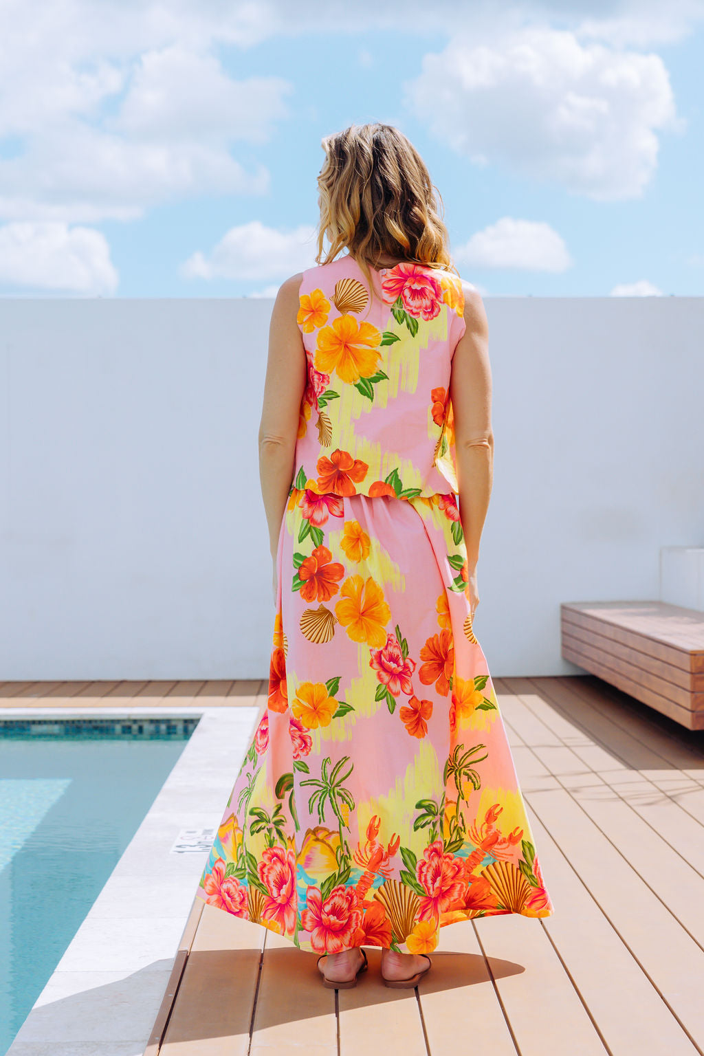 SAMMI SKIRT - ISLAND FLORAL