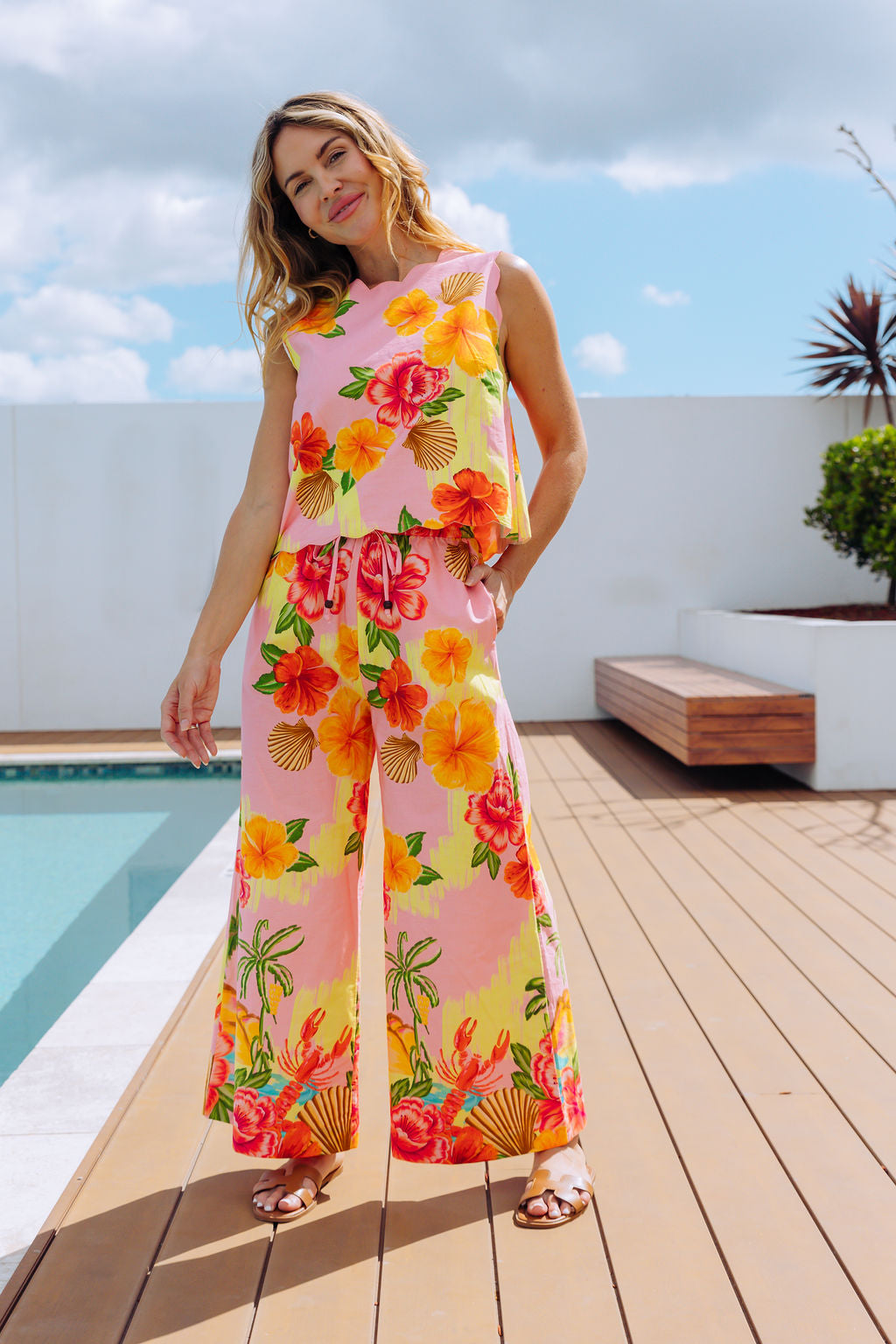 JASMIN PANT - ISLAND FLORAL
