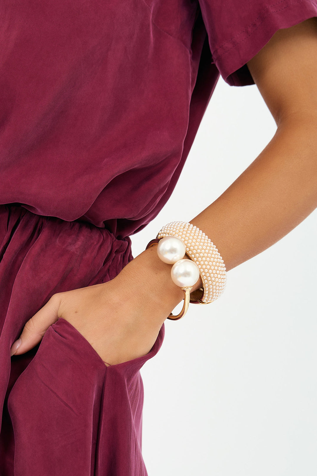 CALIA PEARL BRACELET - GOLD