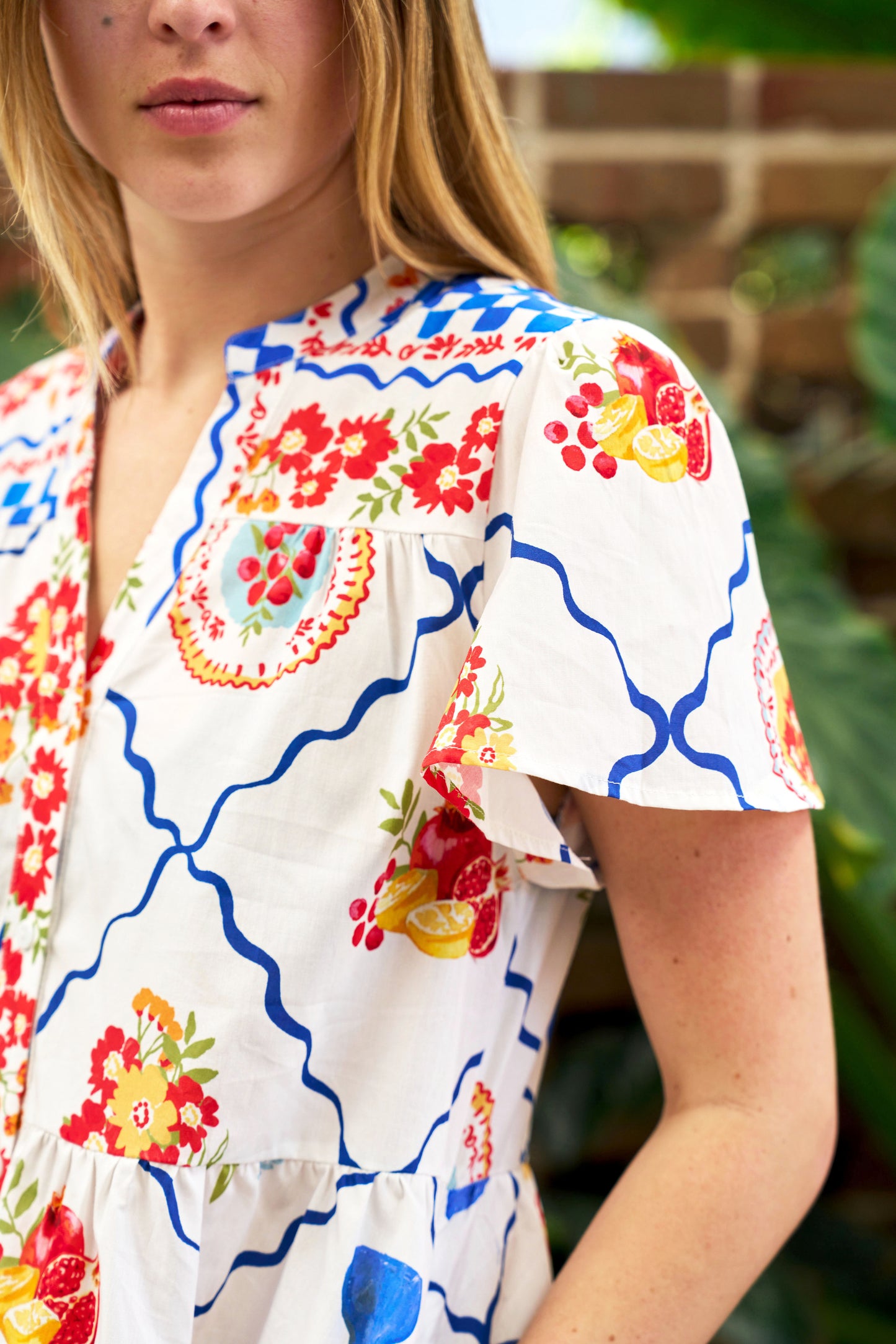 WEEKENDER DRESS- RIBBON PRINT
