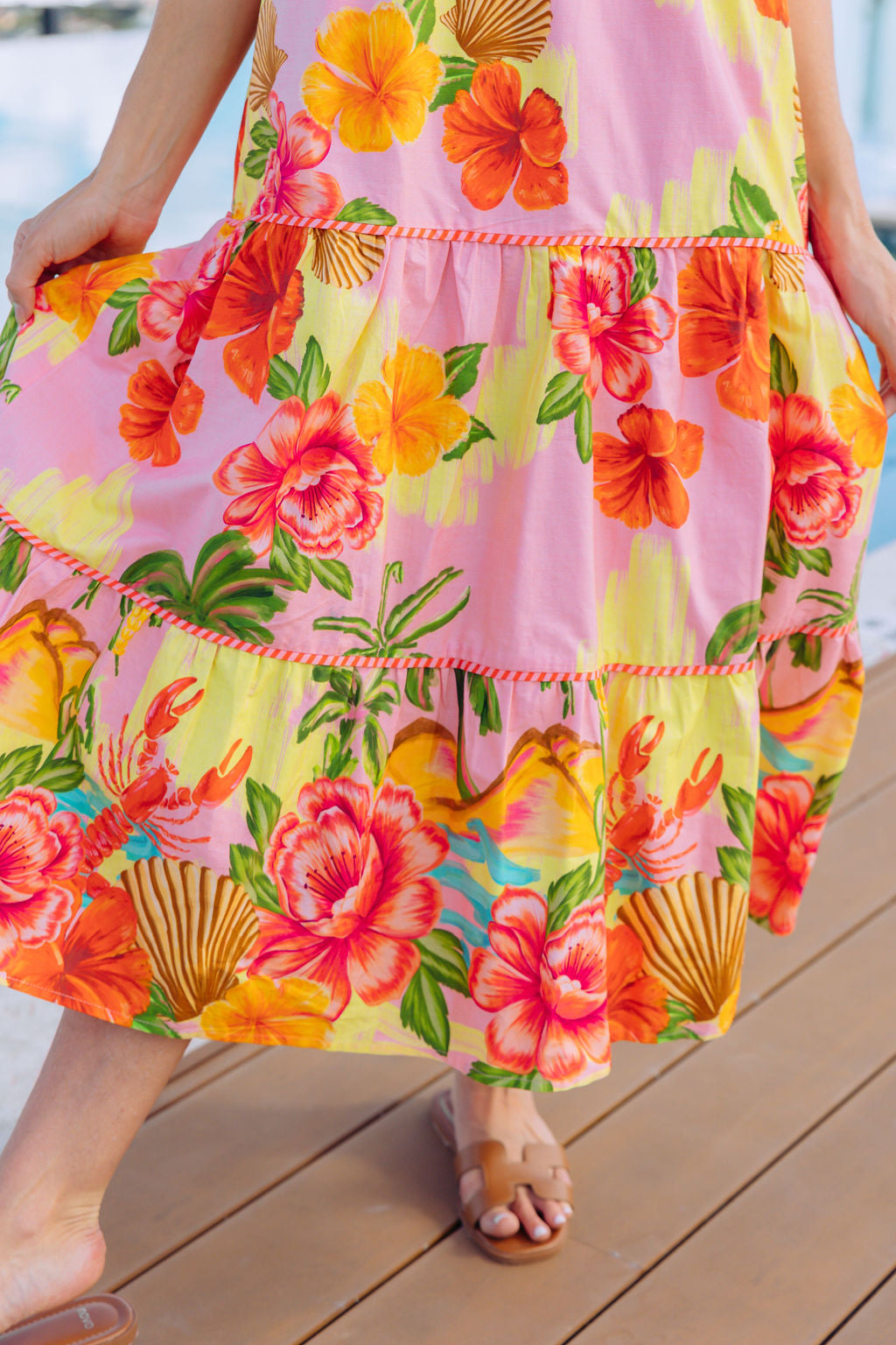 JACI DRESS - ISLAND FLORAL