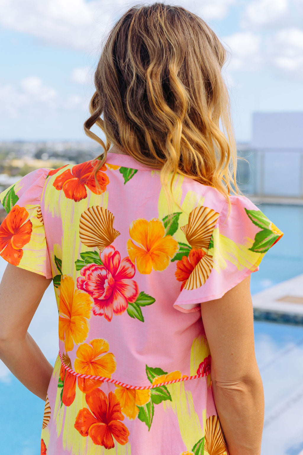 JACI DRESS - ISLAND FLORAL