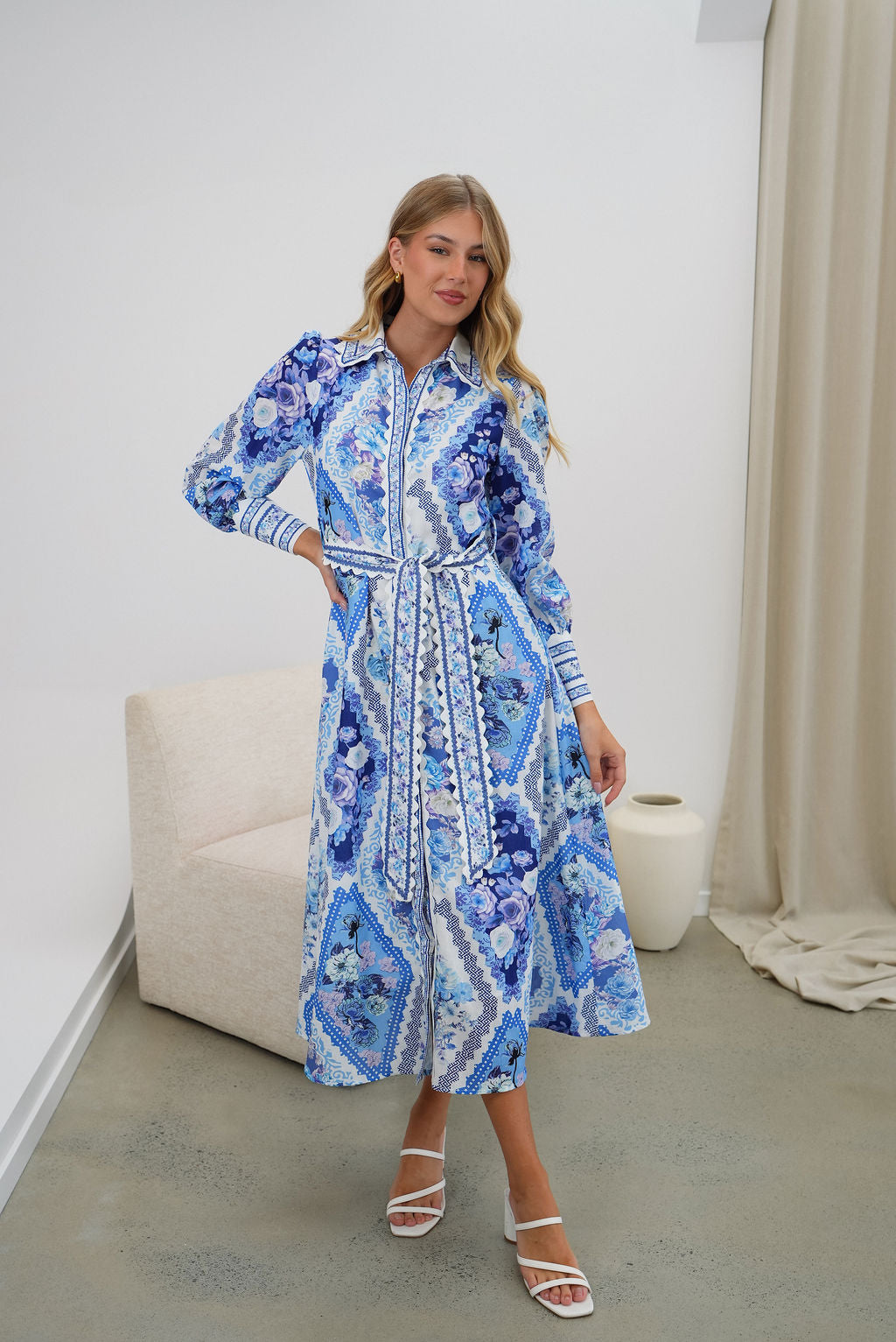 BLUE DAHLIA MAXI DRESS 14 BLUE DAHLIA MAXI DRESS 14
