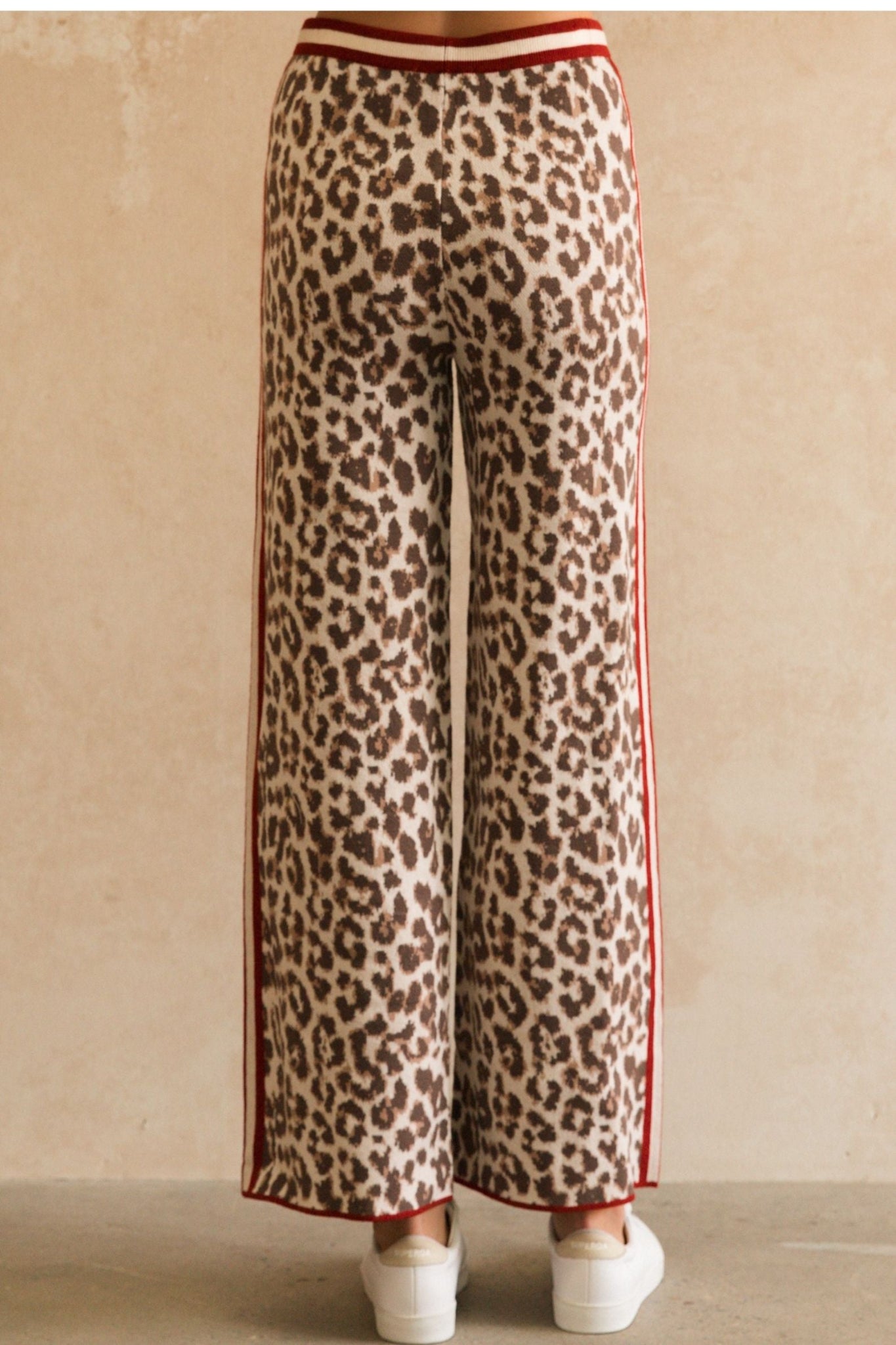 DOLCE ANIMAL PRINT TRACK PANT