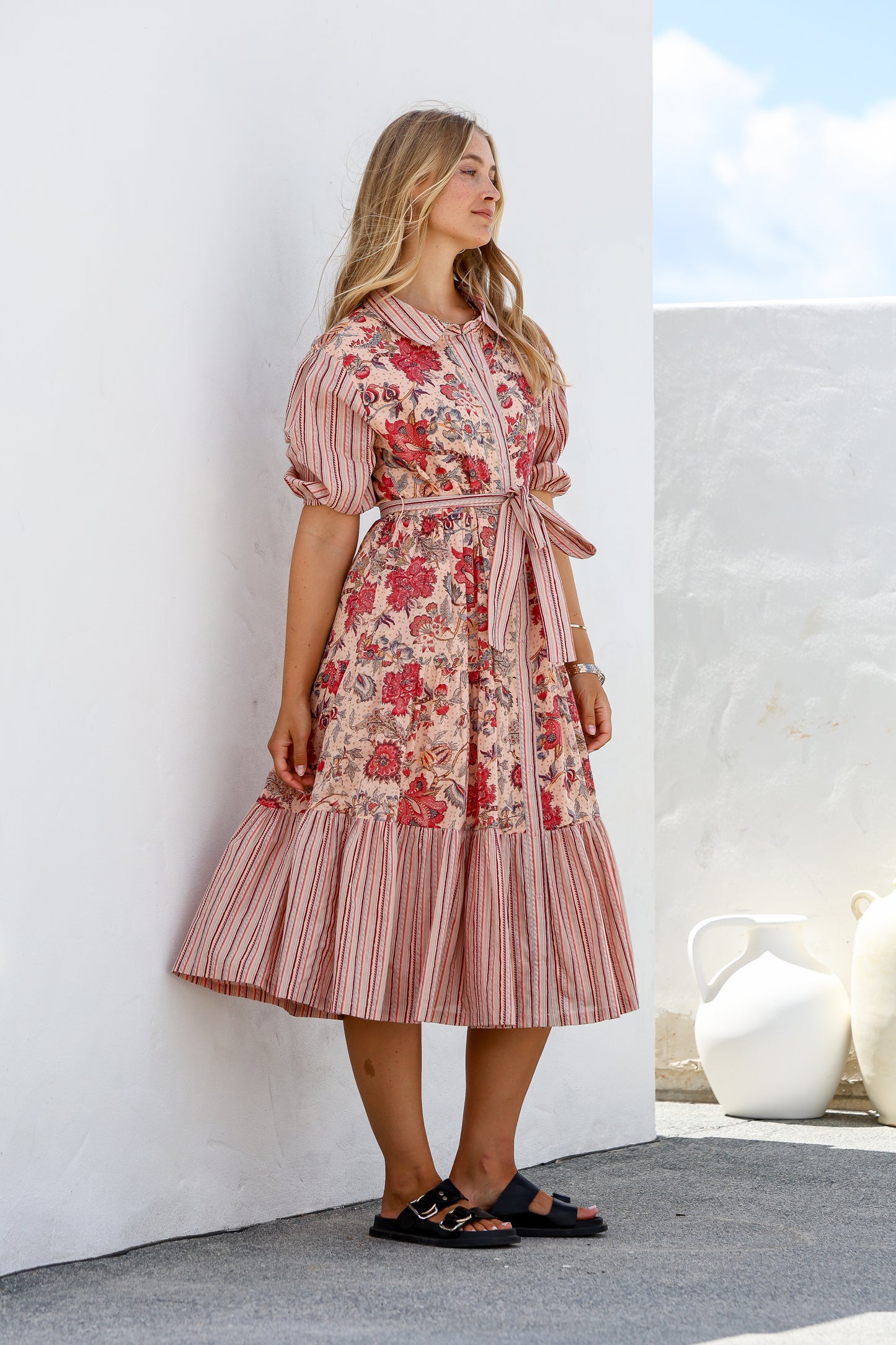 ROSEWOOD COTTON DRESS