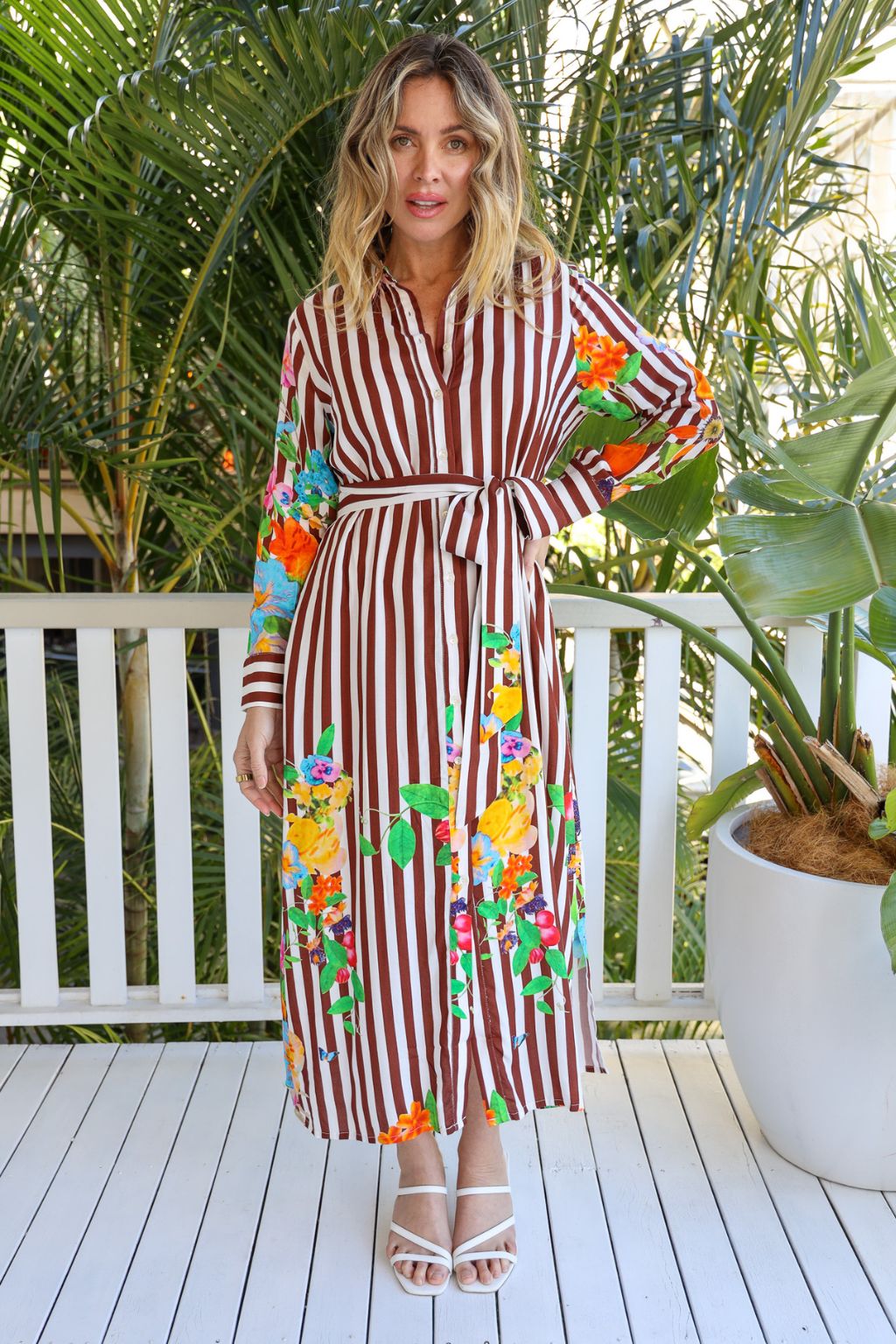 FLOWER GARDEN SHIRT DRESS