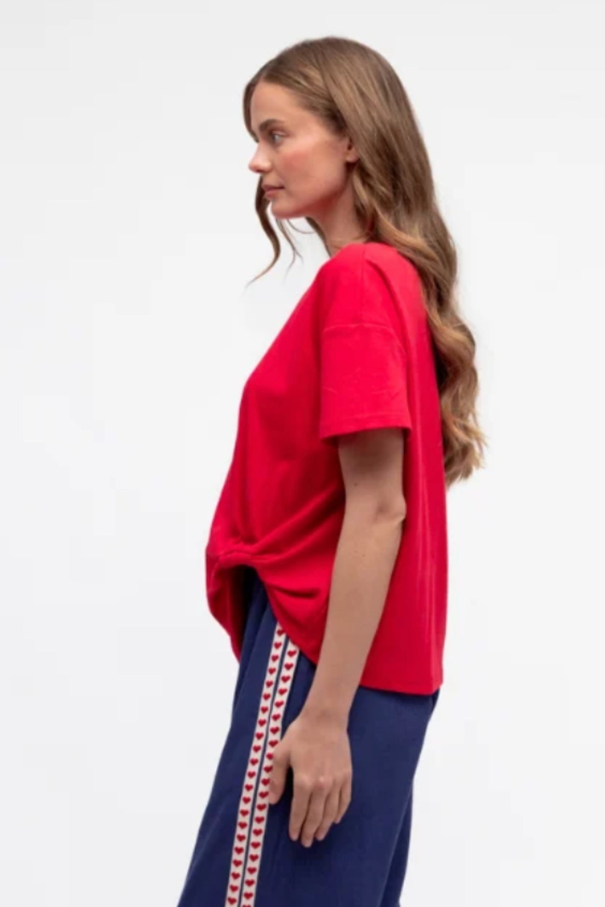 Tuck Me In Tee in Red