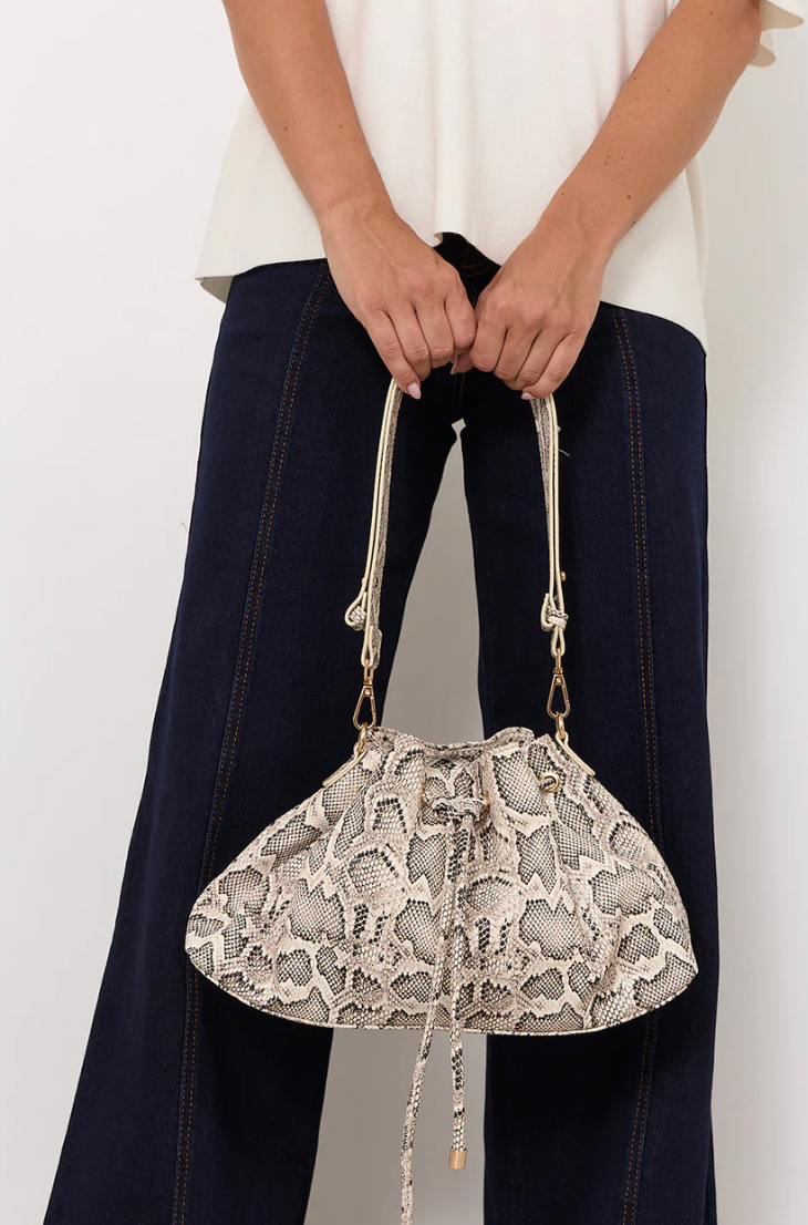 VIOLA GATHERED SNAKE BAG