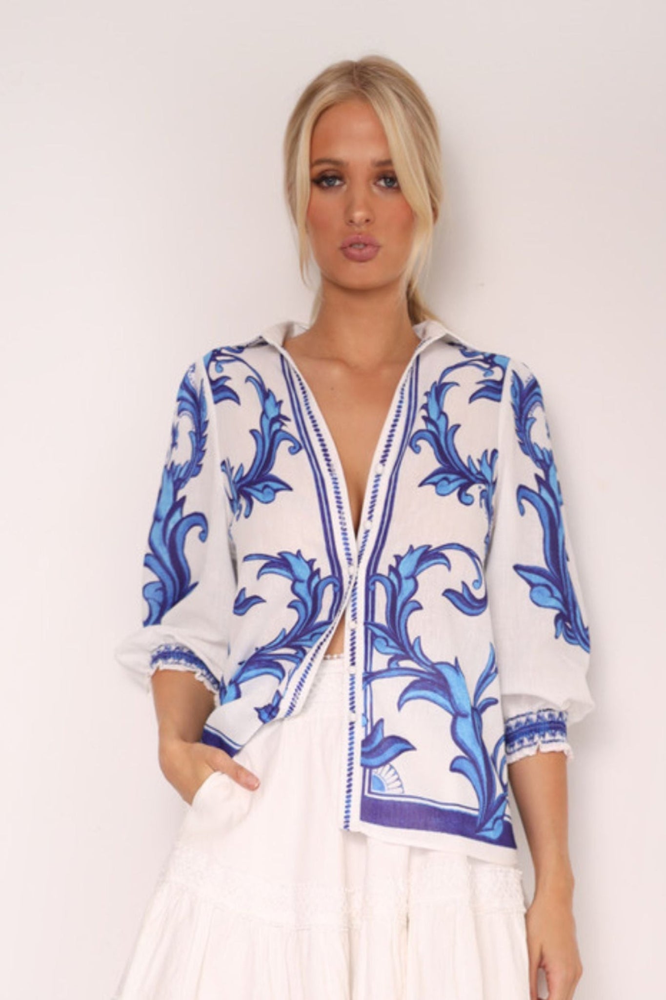 AMALFI SHIRT - WHITE