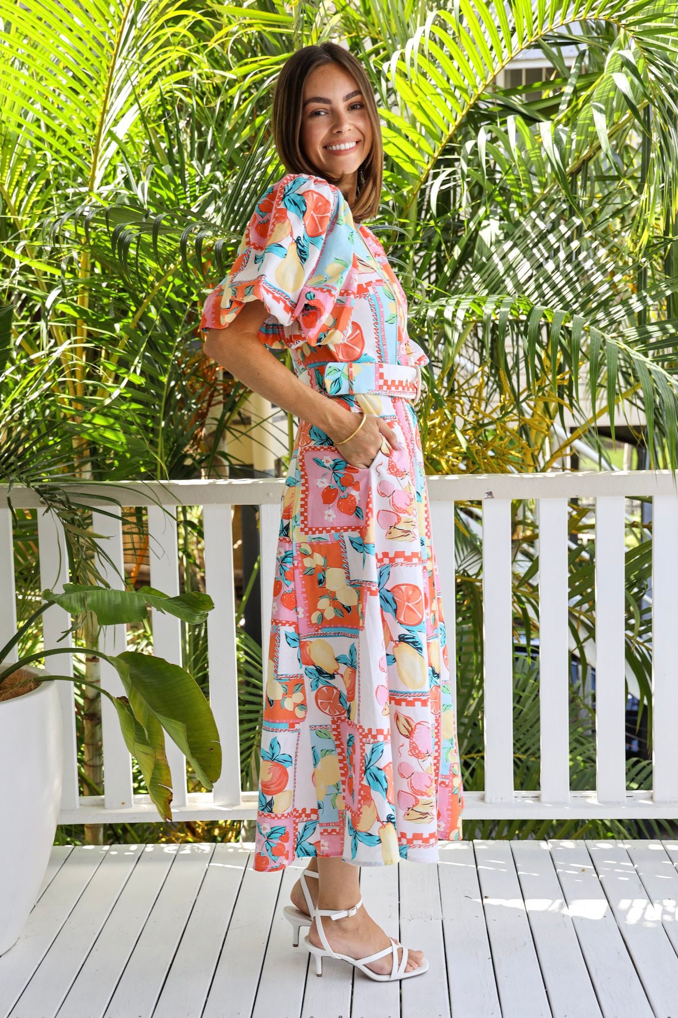 CAPRI CITRUS MAXI DRESS