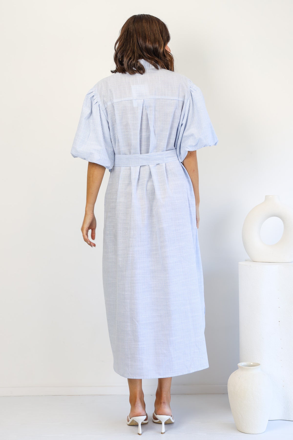 Vacation Midi Shirt Dress