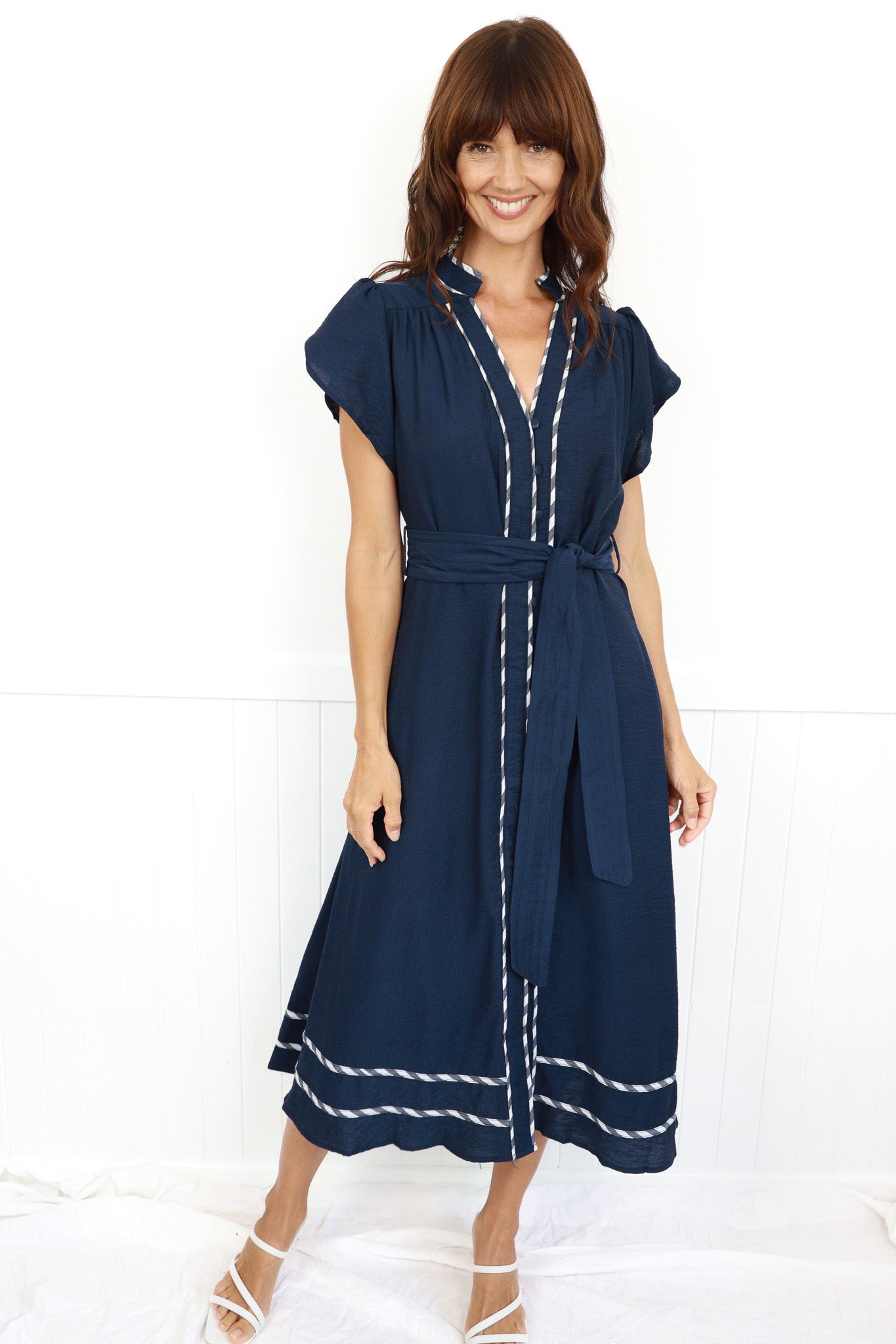 PALM SPRINGS DRESS - NAVY