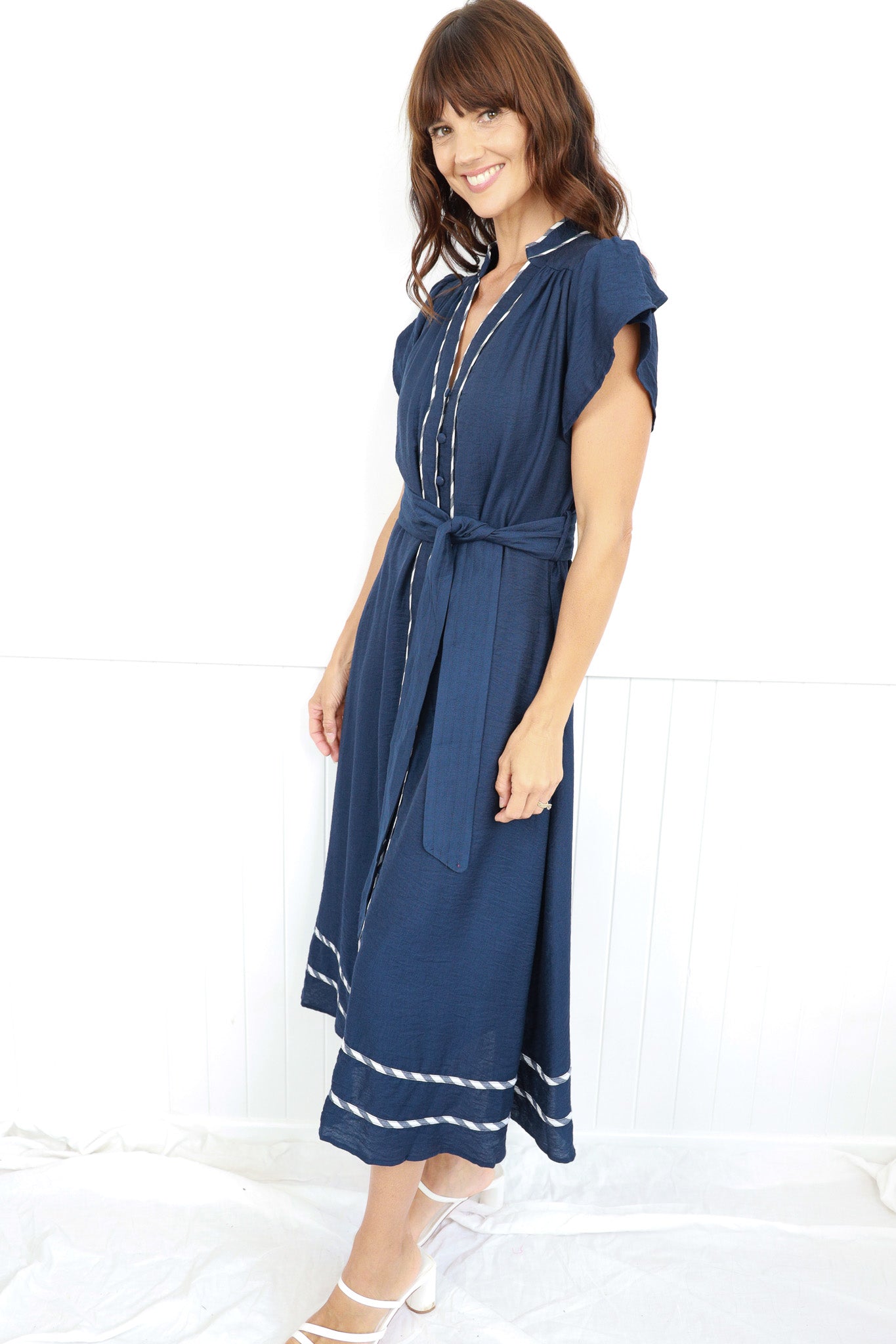 PALM SPRINGS DRESS - NAVY