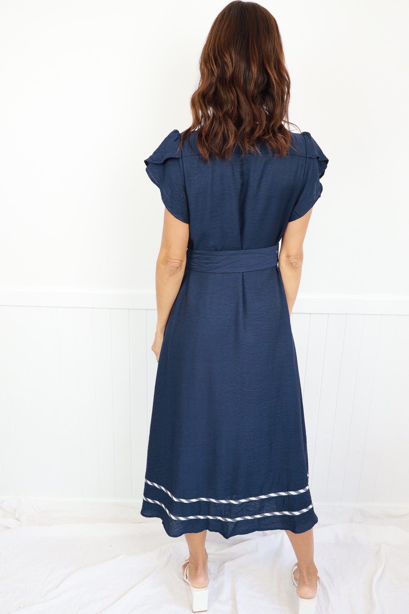 PALM SPRINGS DRESS - NAVY