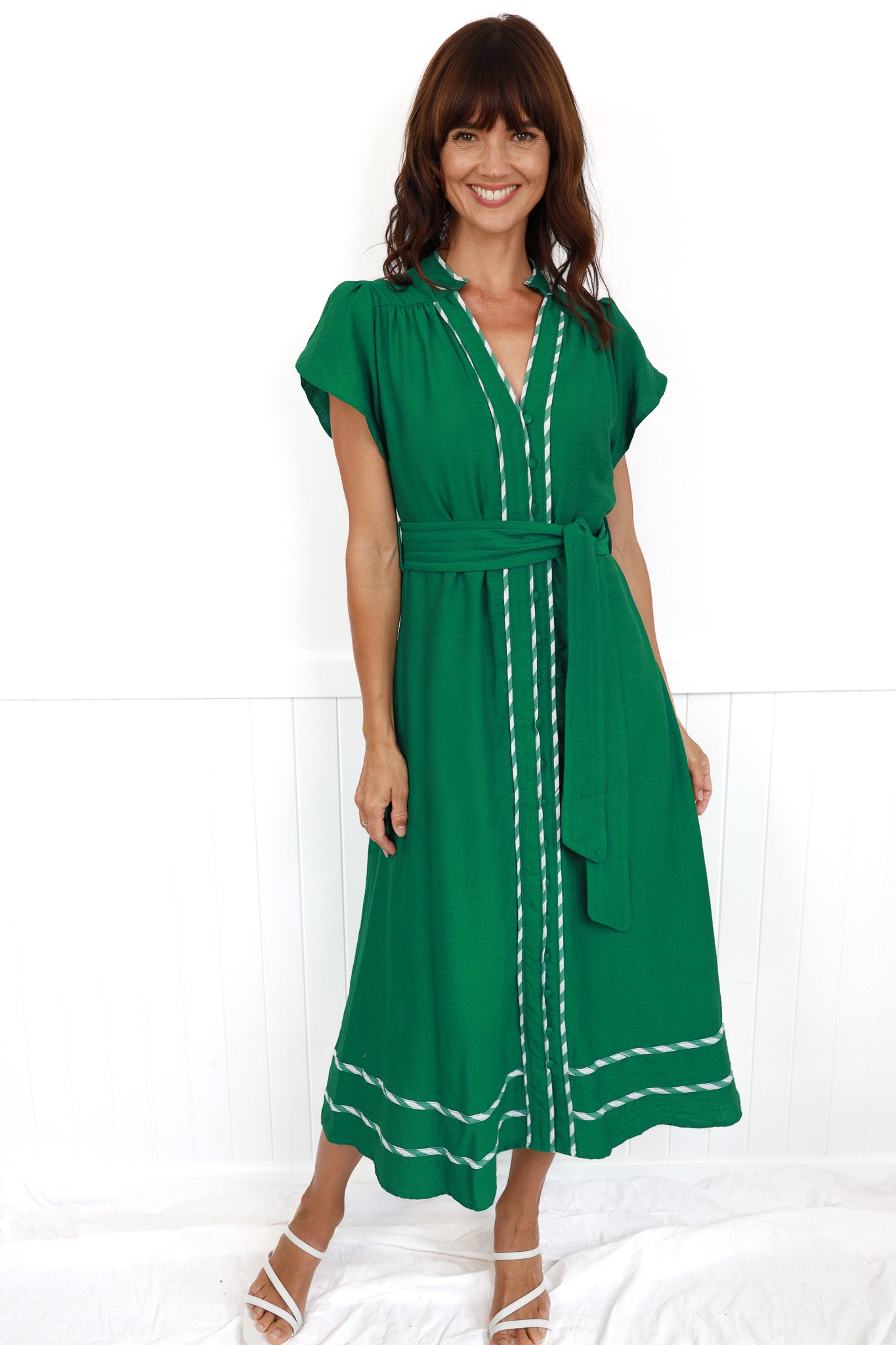 PALM SPRINGS DRESS - EMERALD