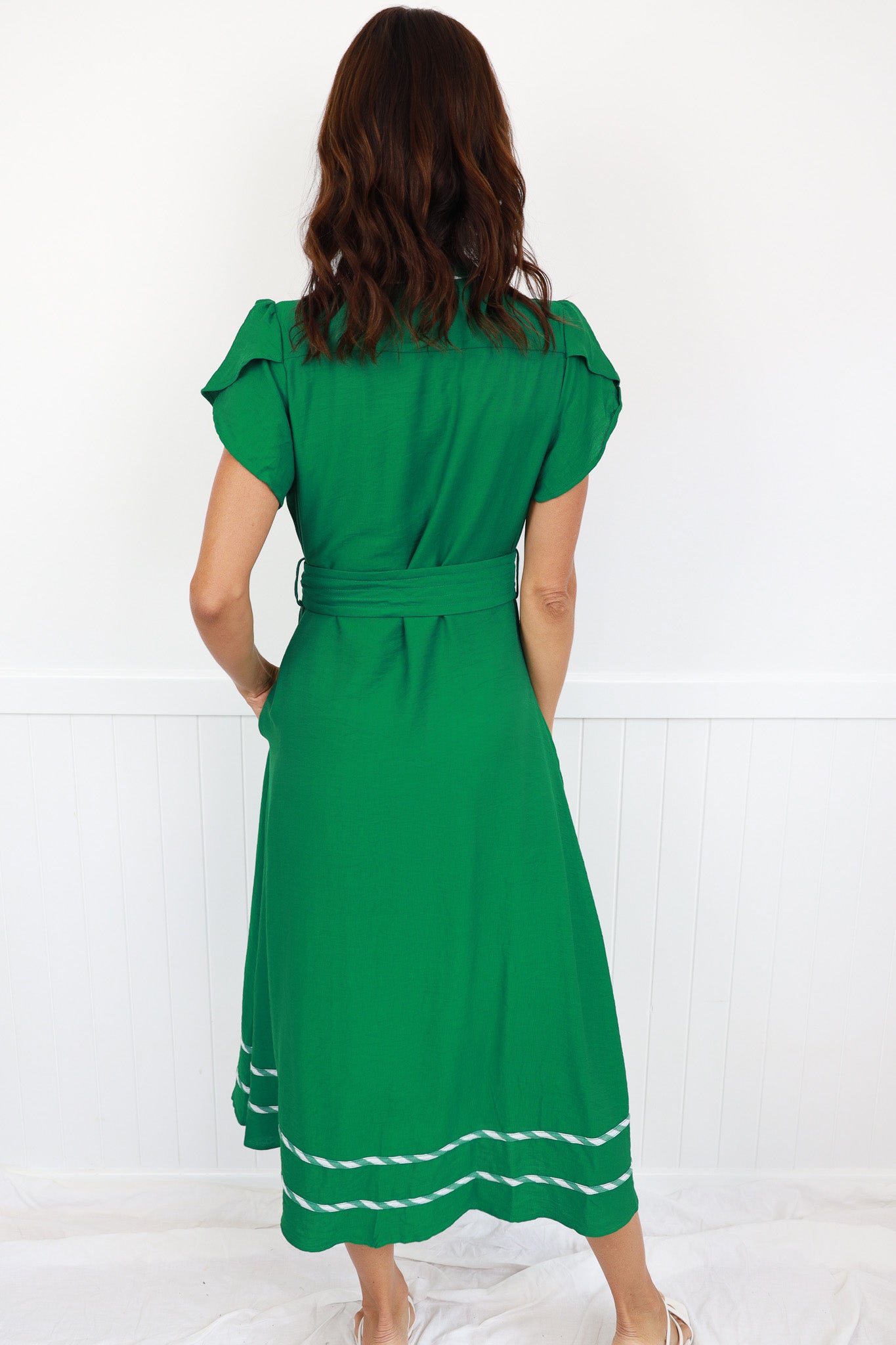 PALM SPRINGS DRESS - EMERALD