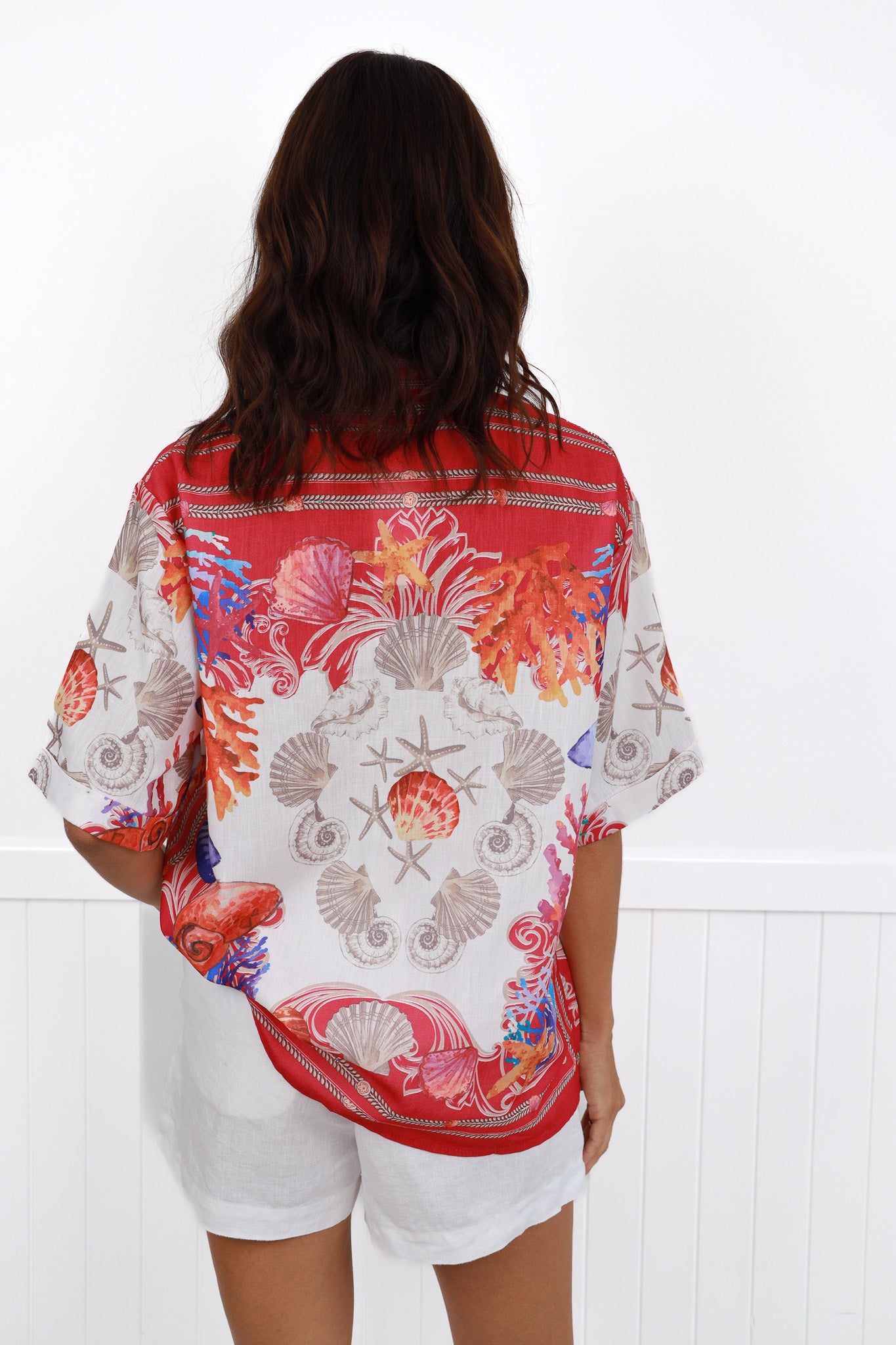 SERENITY SHELL PRINT SHIRT