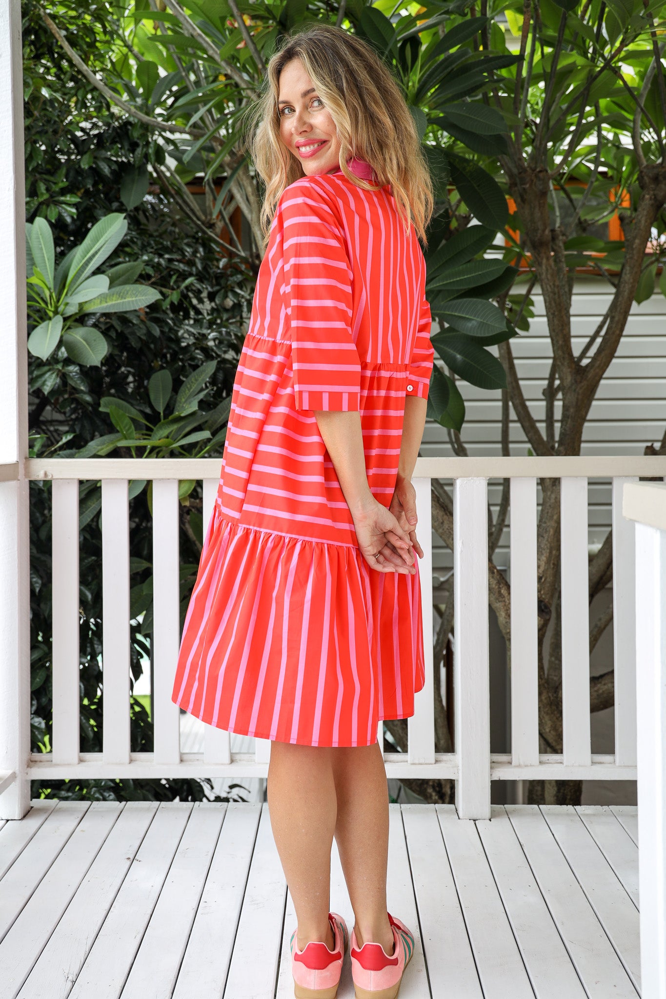 JEWEL STRIPE DRESS