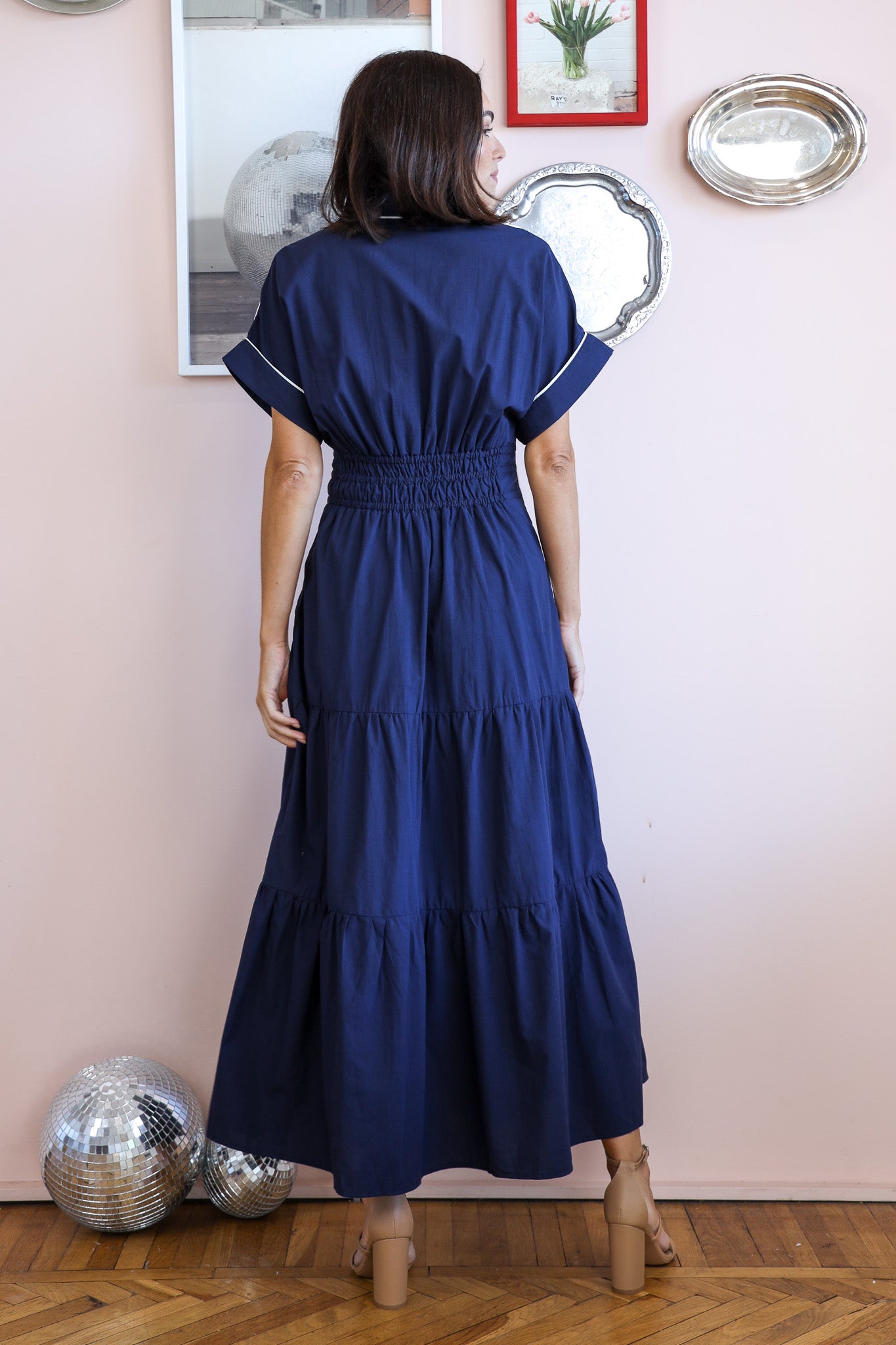 DANICA MAXI DRESS IN NAVY