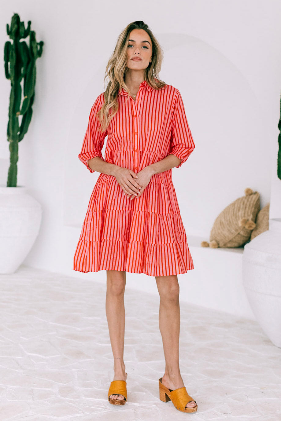 SUNSET DRESS IN CANDY STRIPE