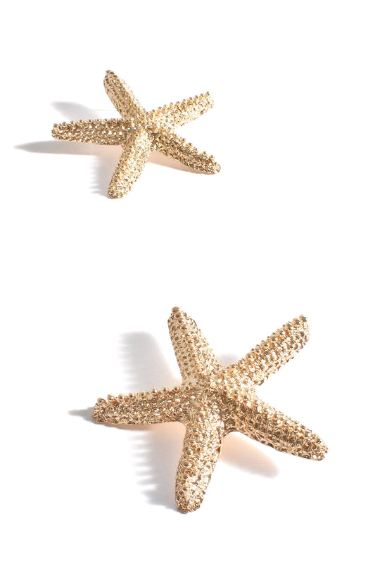 STARFISH EARRINGS - GOLD