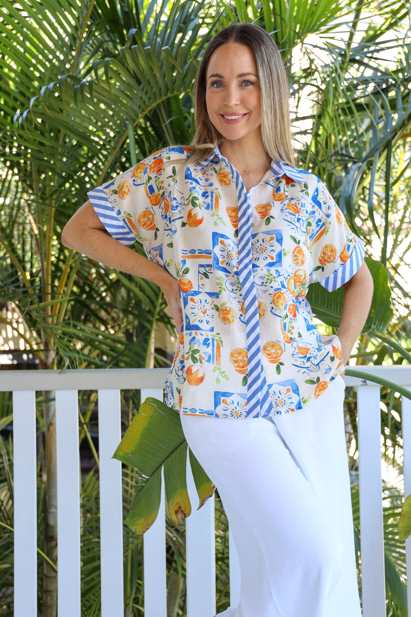 CAYMAN SHIRT - TROPICAL MULTI PRINT