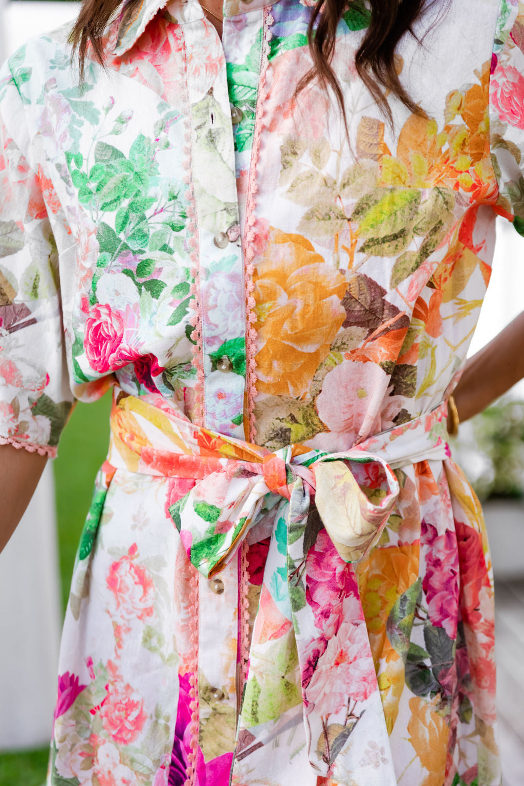 ROSIE FLORAL SHIRT DRESS