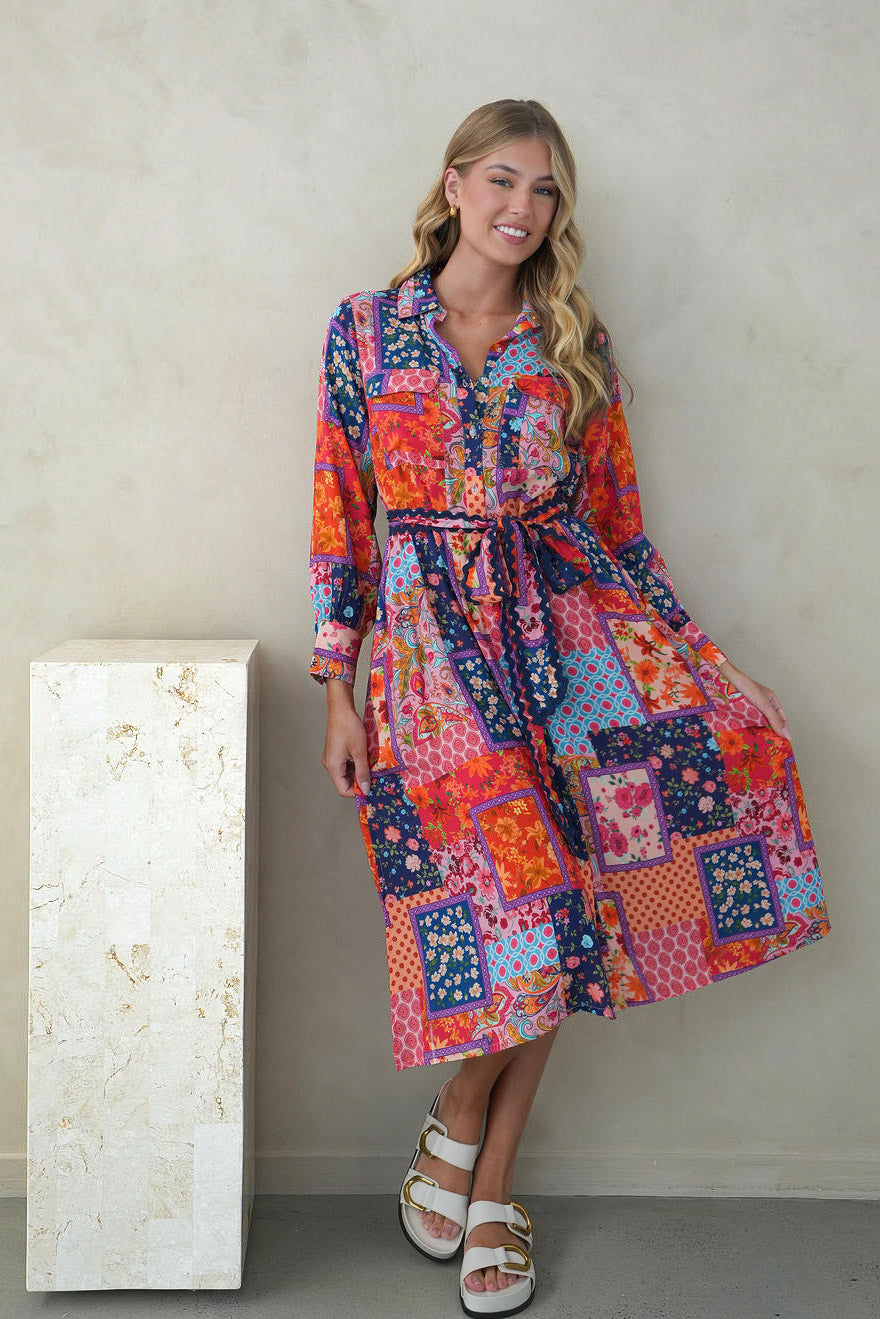 CELINE MOSAIC DRESS