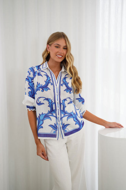 AMALFI SHIRT - WHITE
