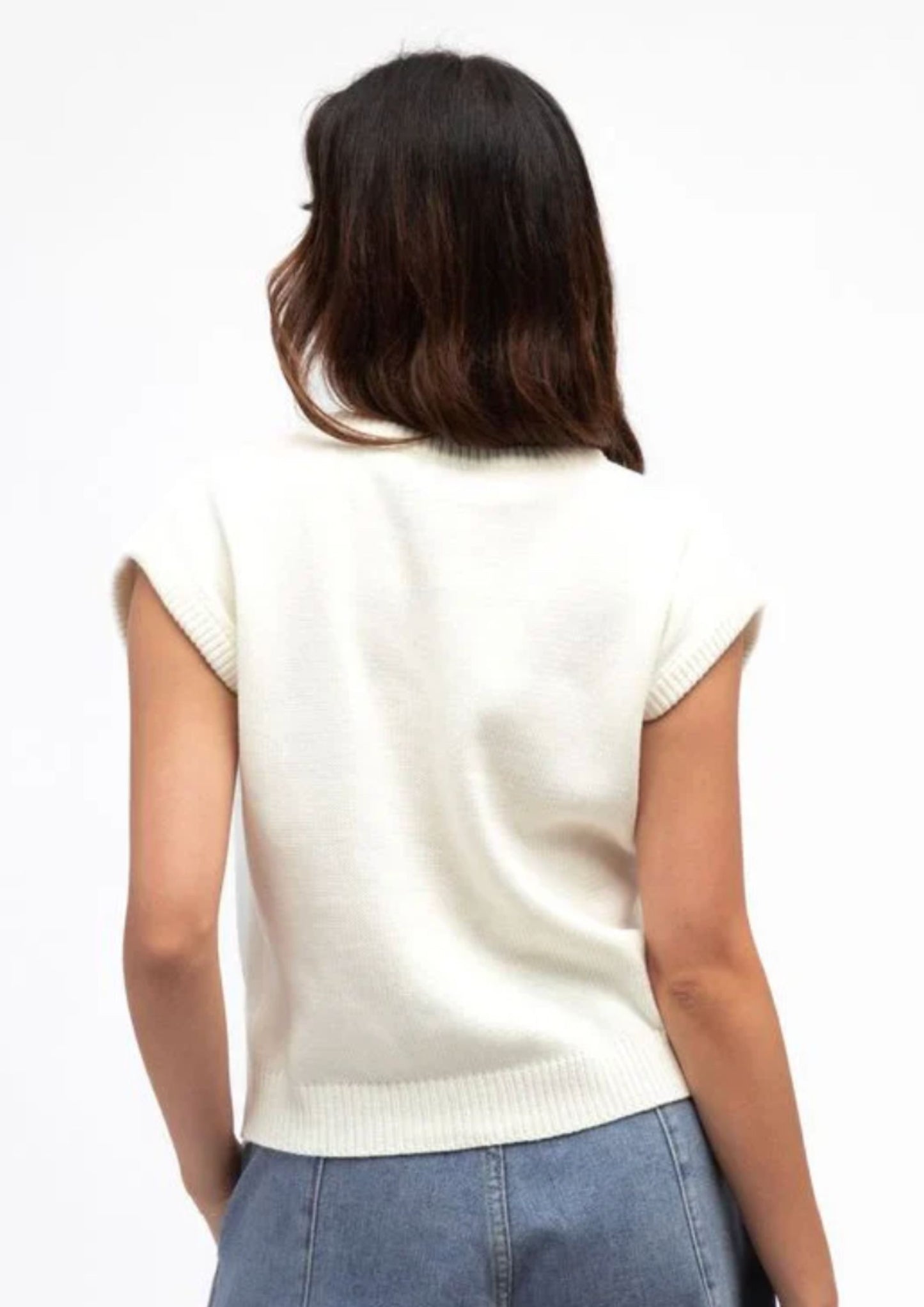 LOVE KNIT TANK IN NAVY