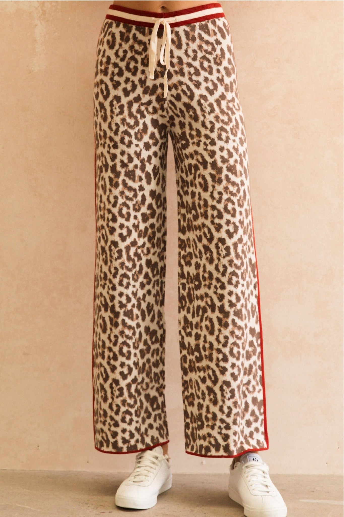 DOLCE ANIMAL PRINT TRACK PANT