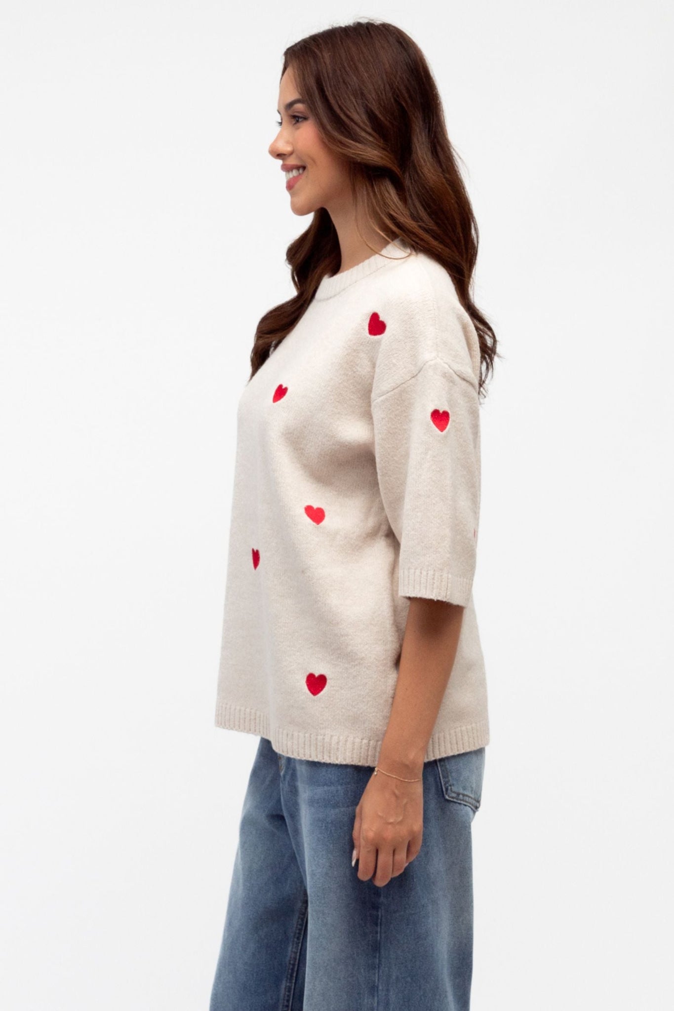 LITTLE HEART KNIT TOP