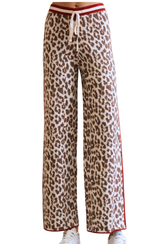 DOLCE ANIMAL PRINT TRACK PANT
