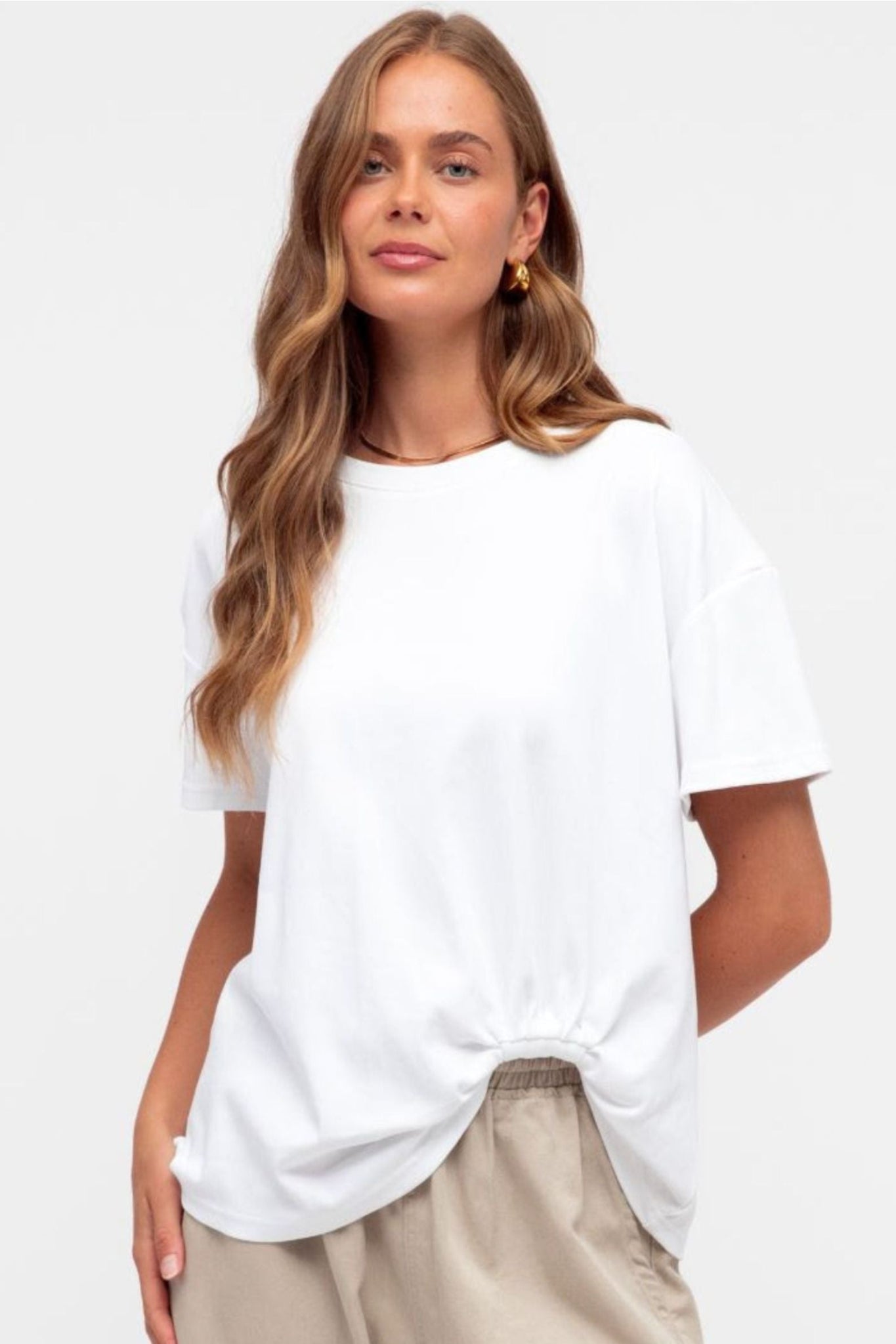 TUCK ME IN COTTON TEE