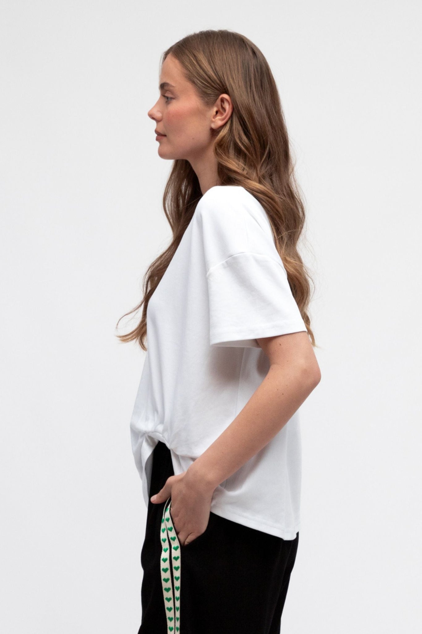 TUCK ME IN COTTON TEE