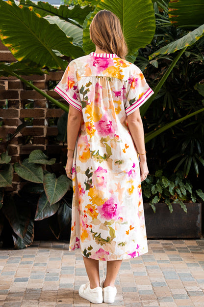 One Kiss Midi Shirt Dress