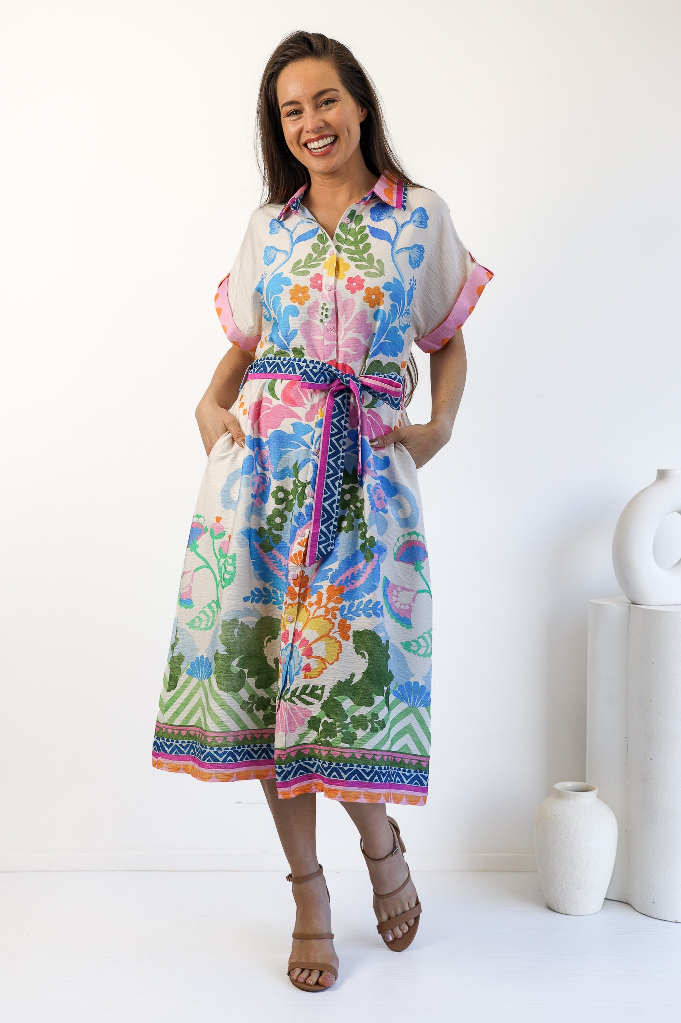 AVEN MIDI DRESS
