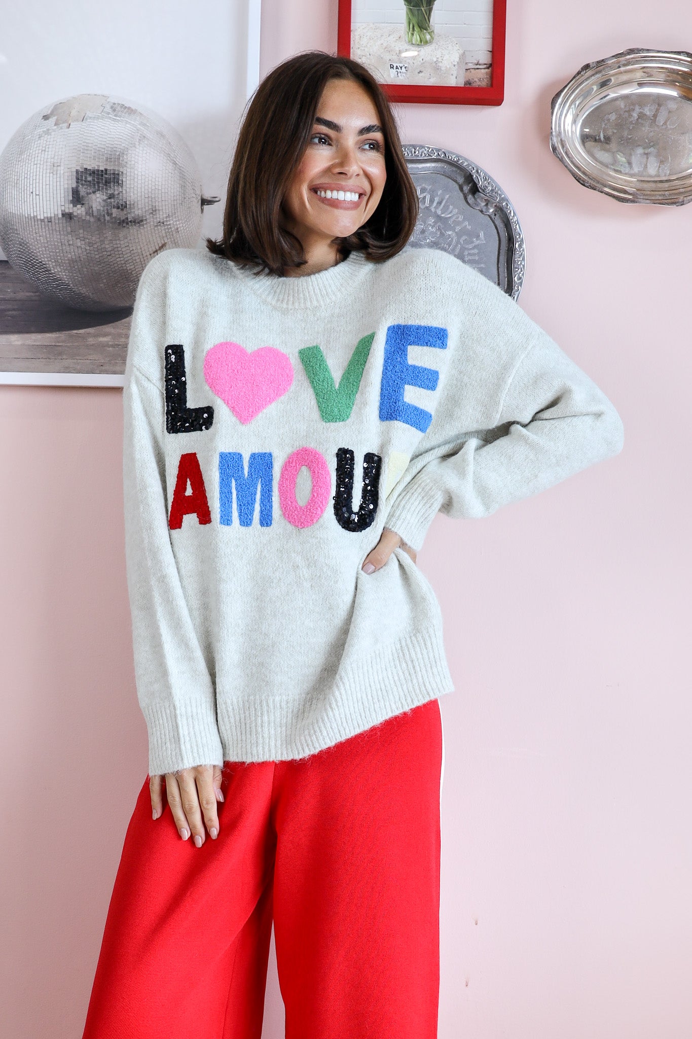 LOVE AMOUR KNIT IN NATURAL