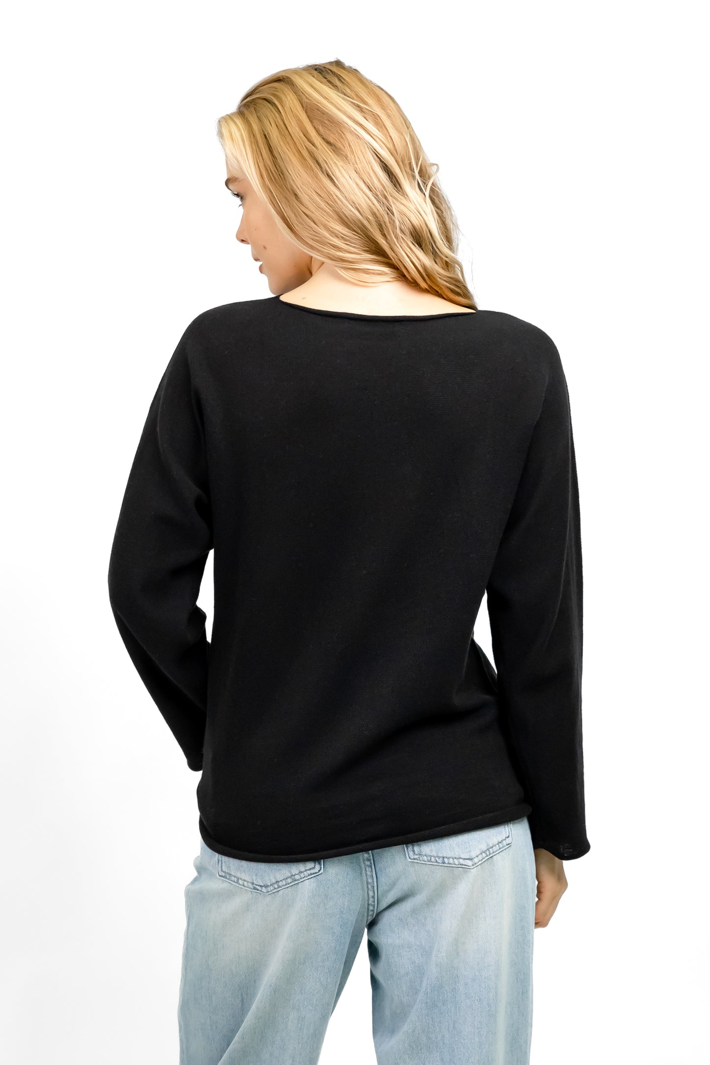 FELIX KNIT JUMPER BLACK