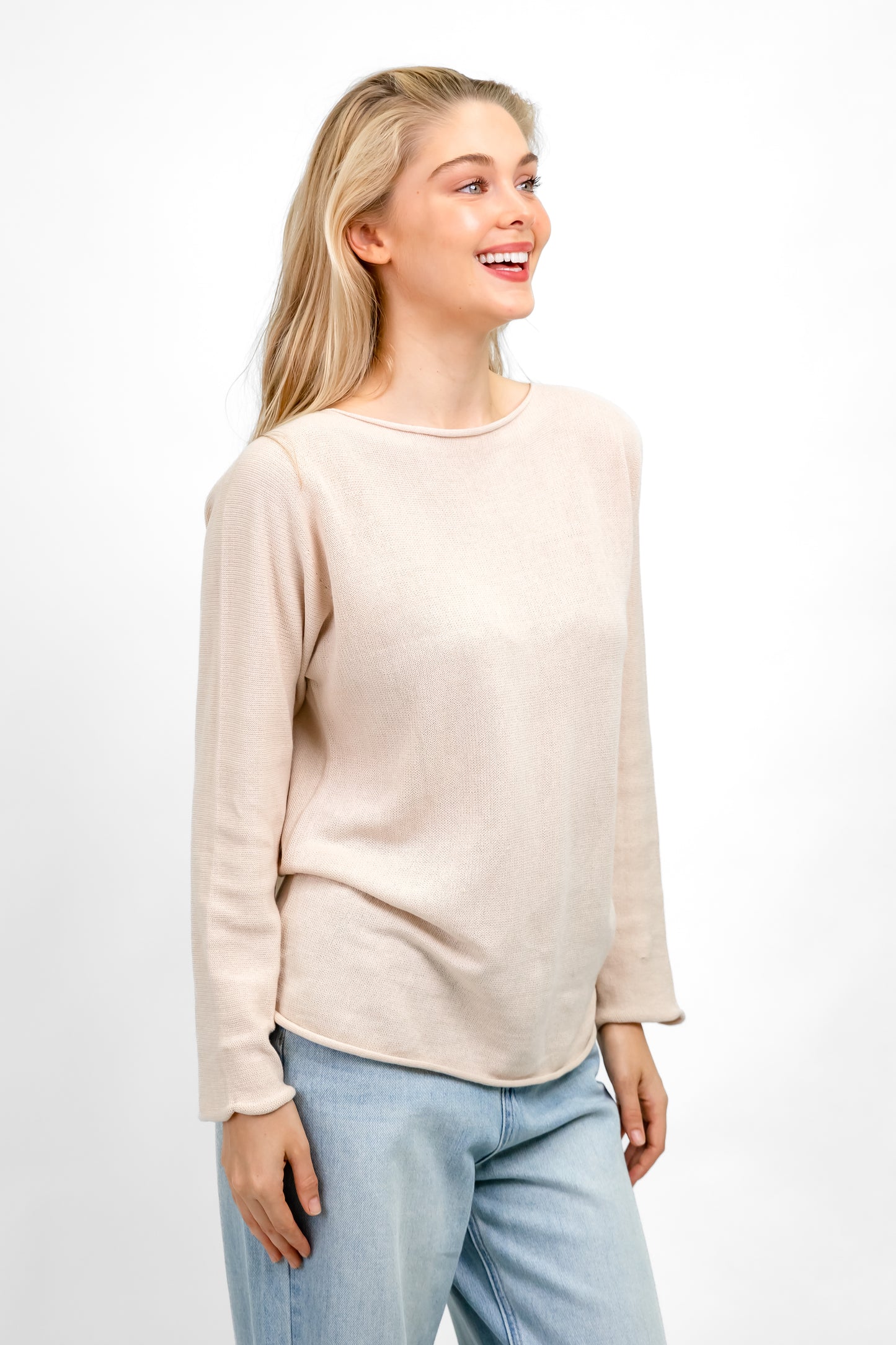 FELIX KNIT JUMPER NATURAL