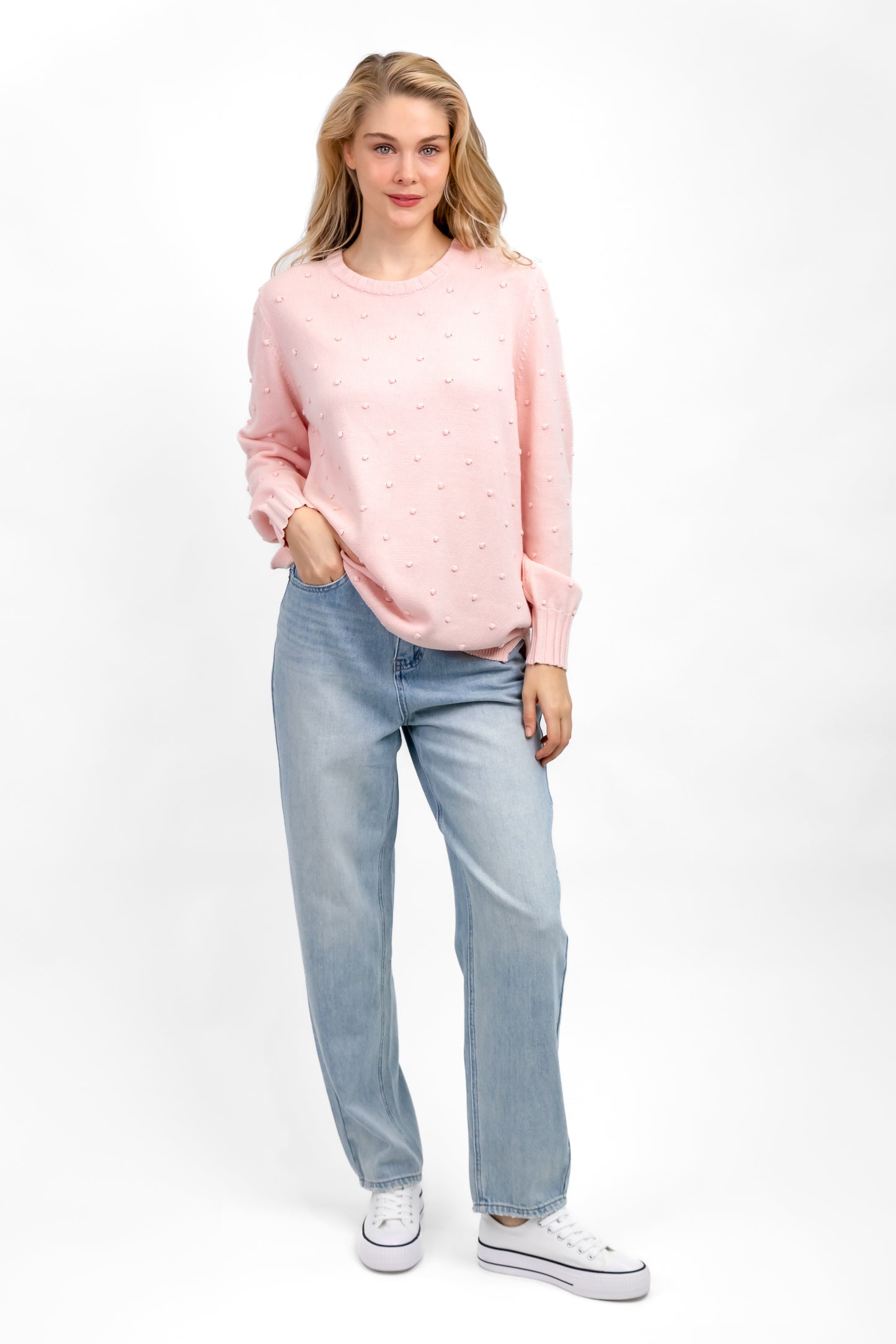 DALE KNIT JUMPER PINK