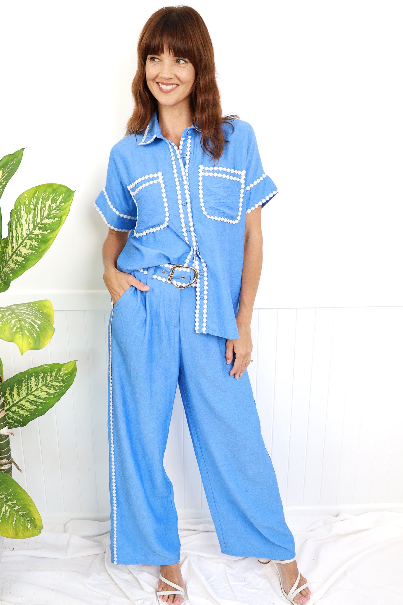 MARBELLA PANT - BLUE