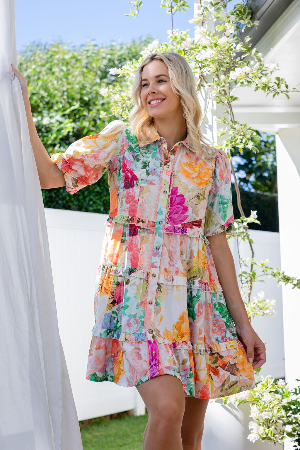 MARIGOLD DRESS IN FLORAL