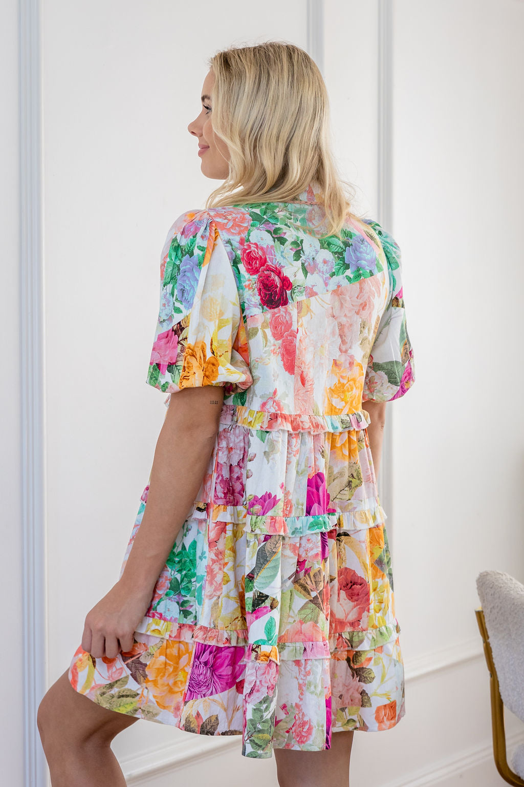 MARIGOLD DRESS IN FLORAL