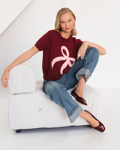 WRAP IT UP KNIT TOP