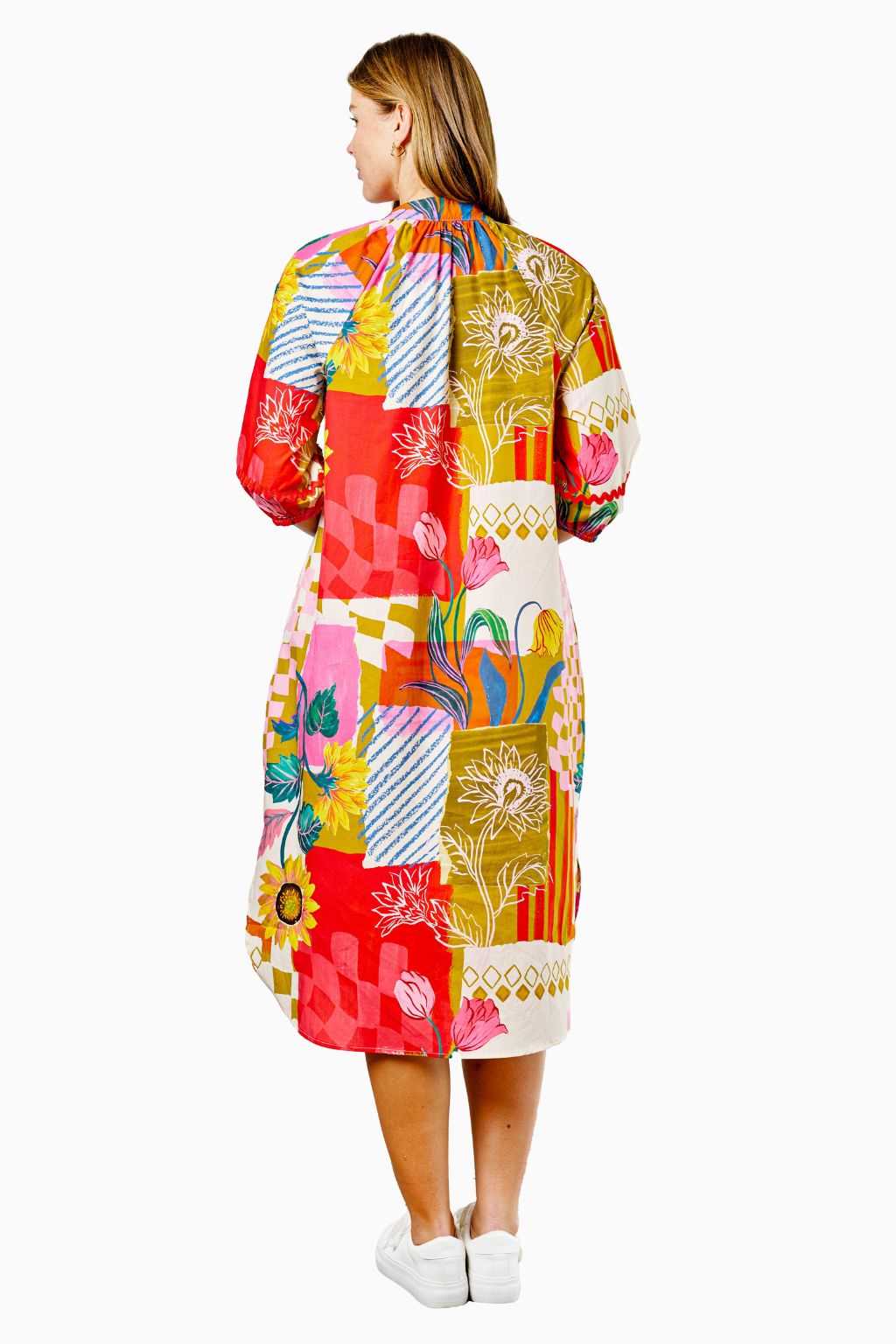 ELOISE SHIRT DRESS - TROPICANA PRINT