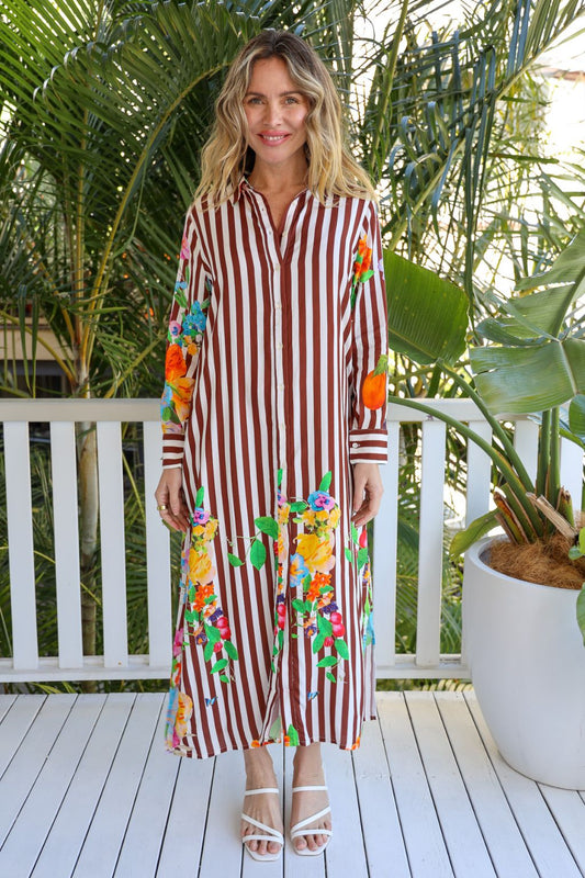 FLOWER GARDEN SHIRT DRESS