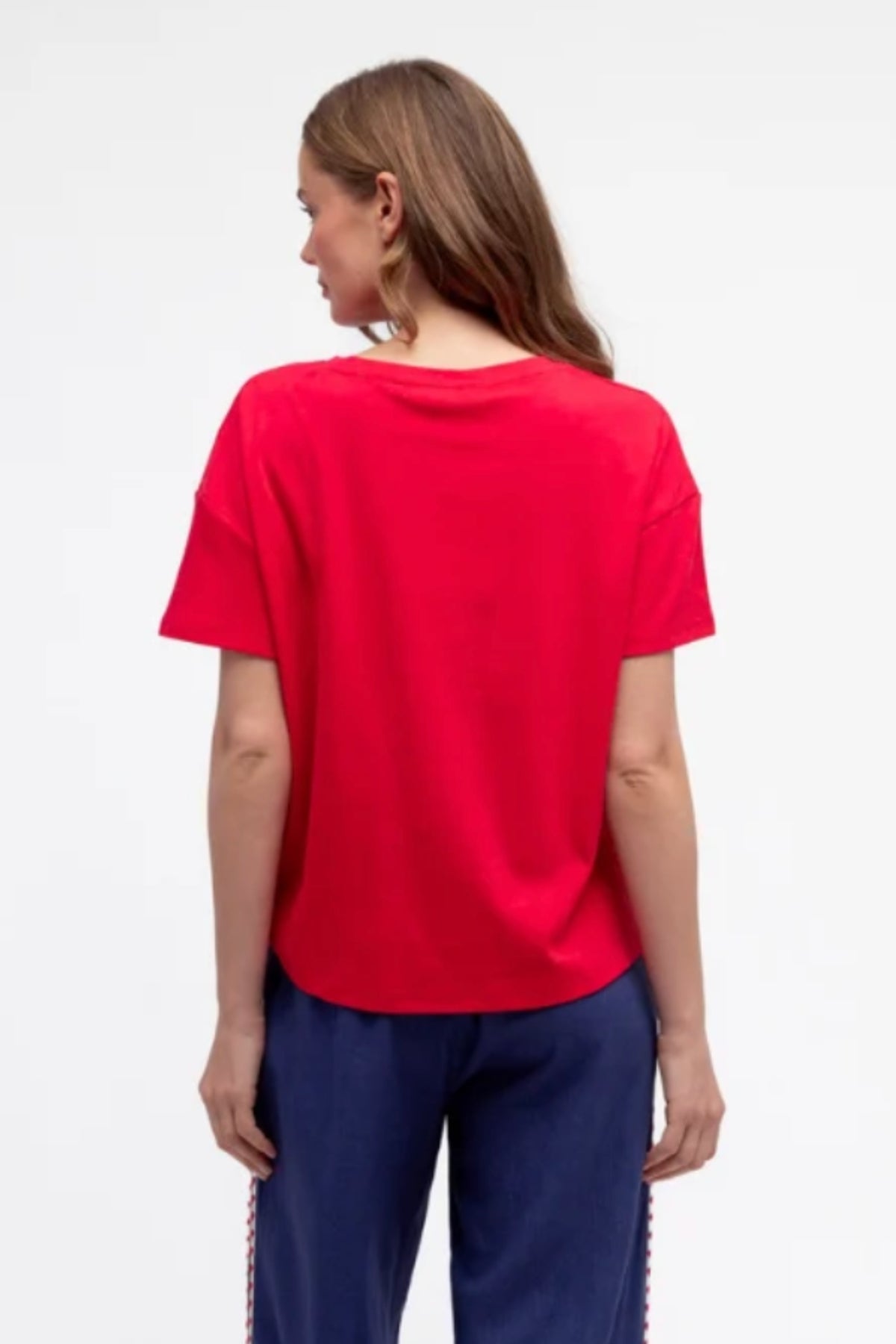 Tuck Me In Tee in Red