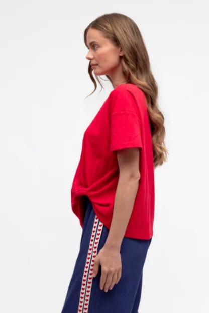 Tuck Me In Tee in Red